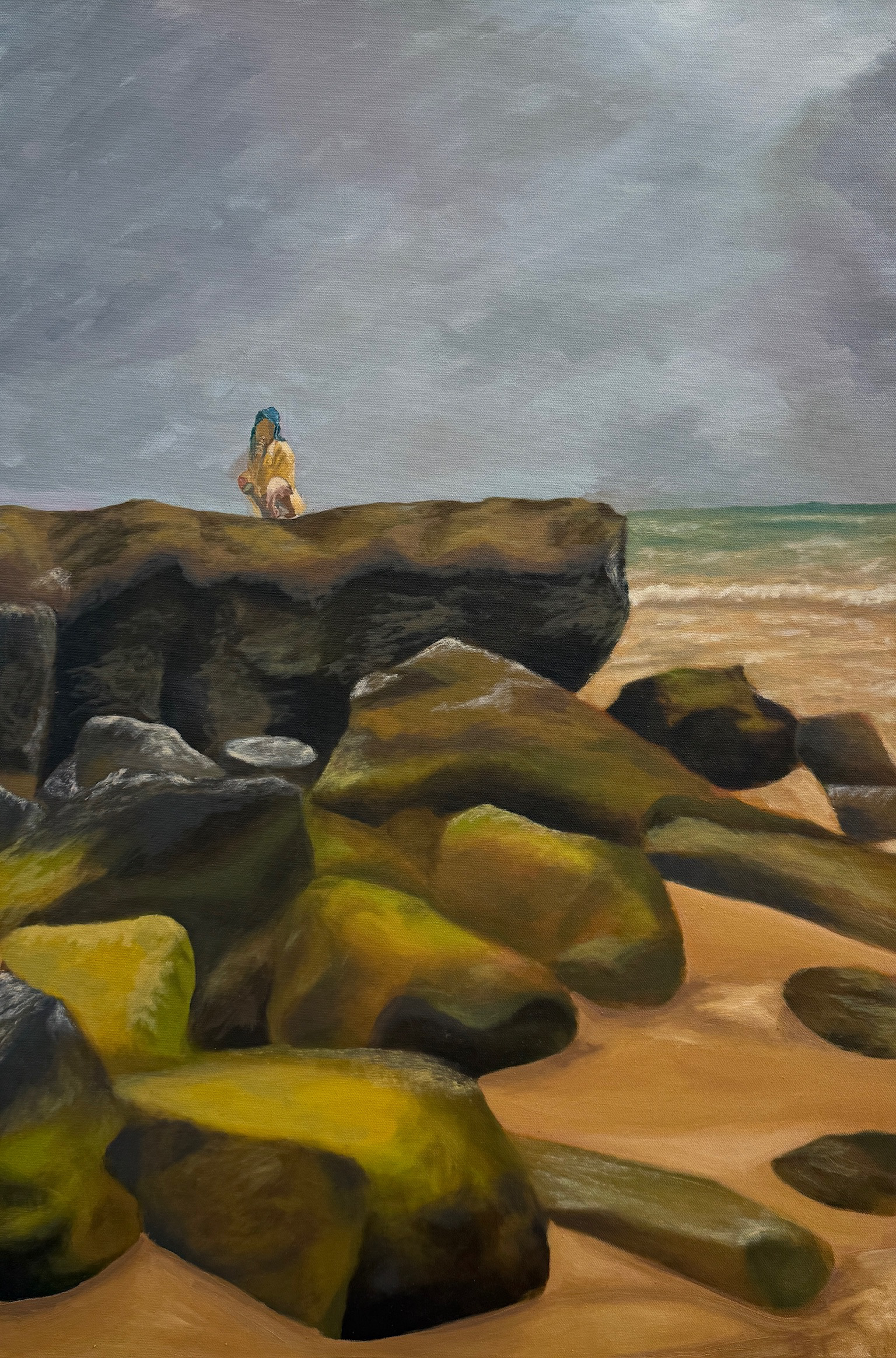 Familiar Face, 2024, 24 x 36 in. 