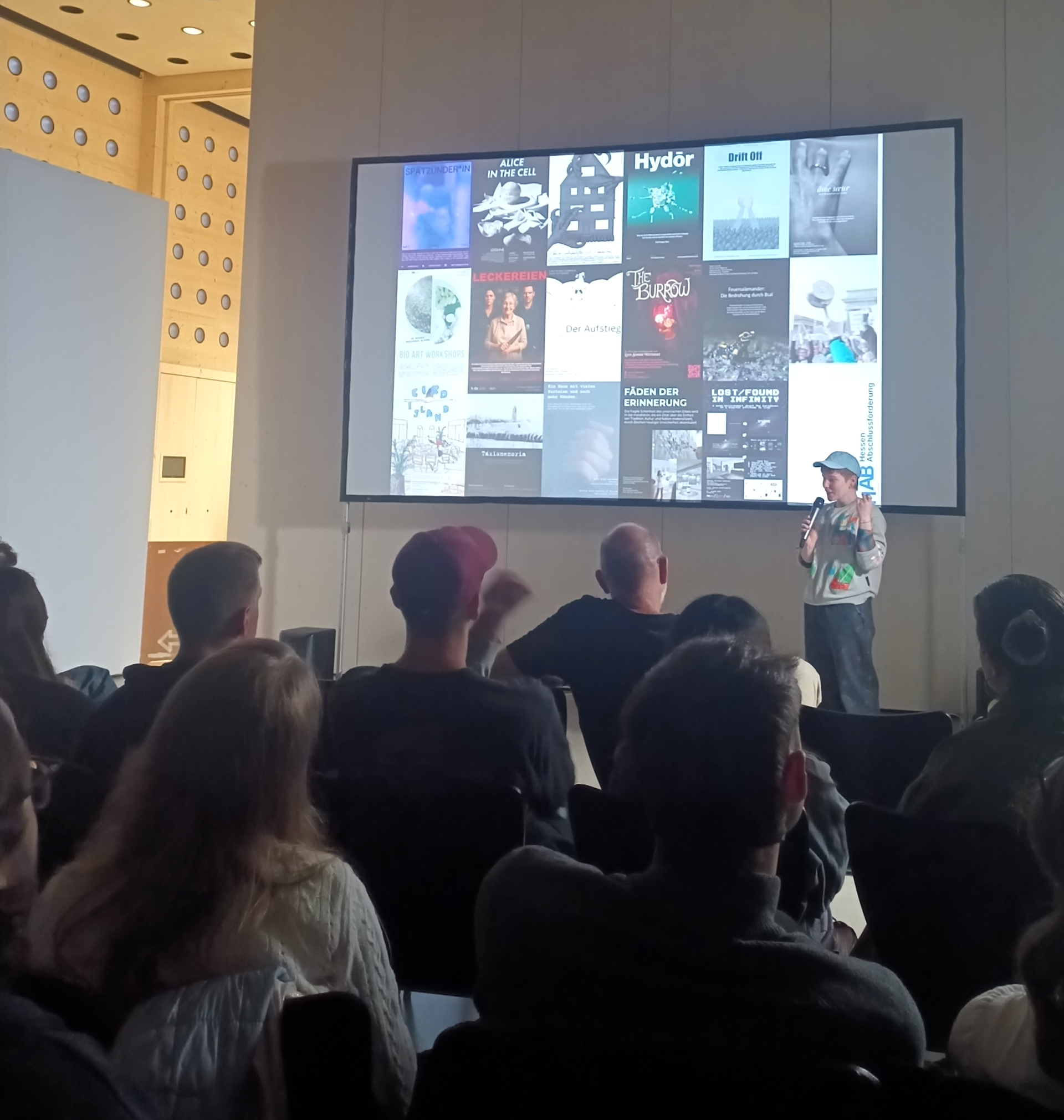 me hosting the HAB launch in Kassel