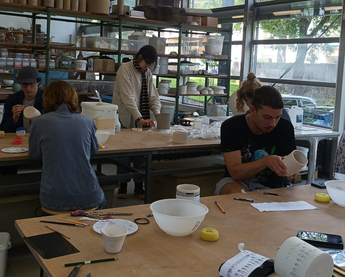 Ceramics in Animation Seminar in collaboration with ceramic artist Hyun Ju Do 