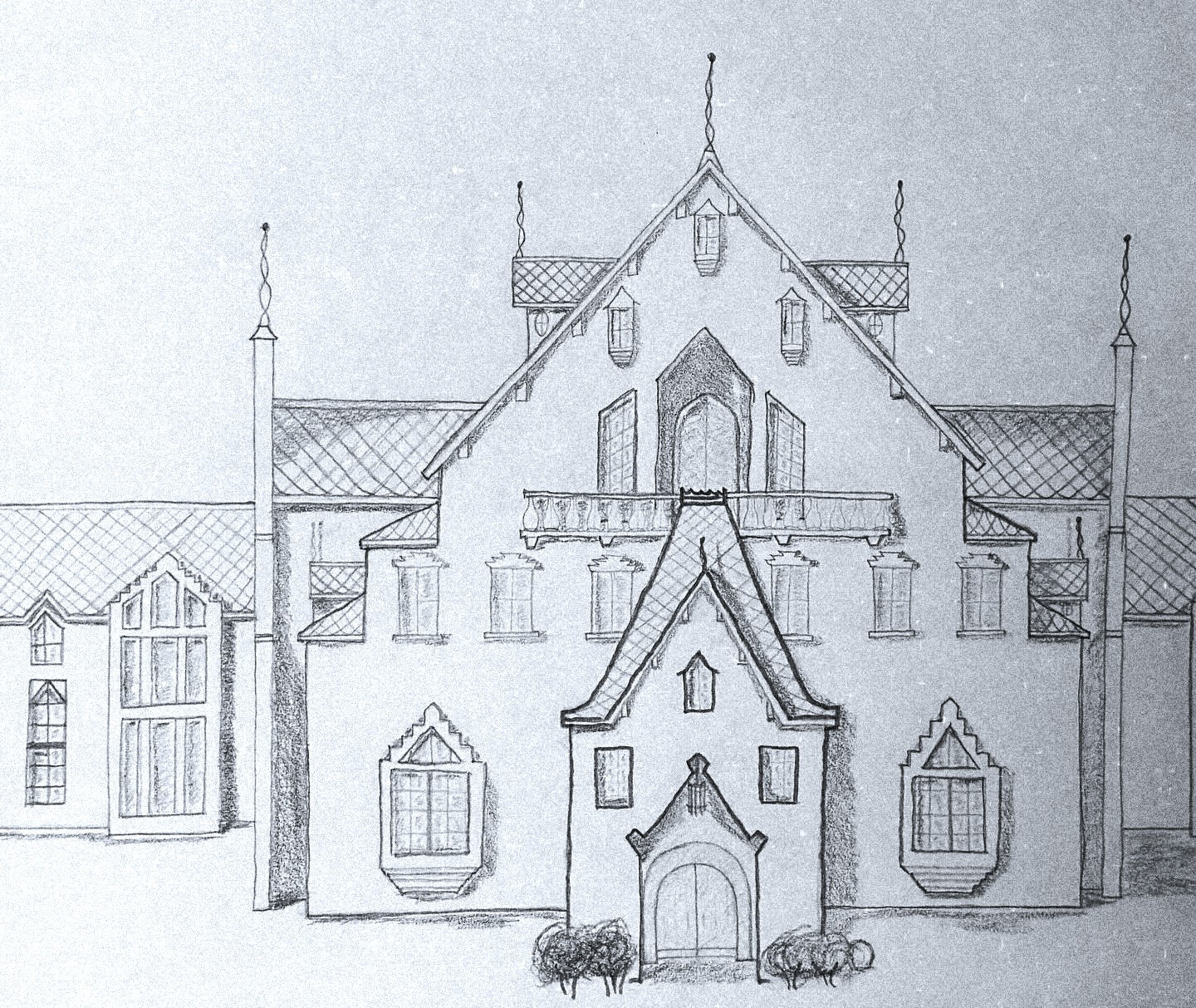 CHATEAUESQUE MANSION FRONT