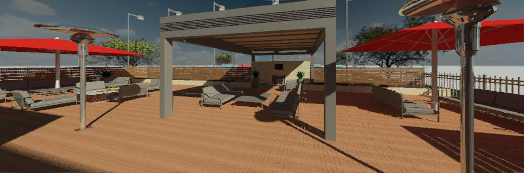 Outdoor sitting area