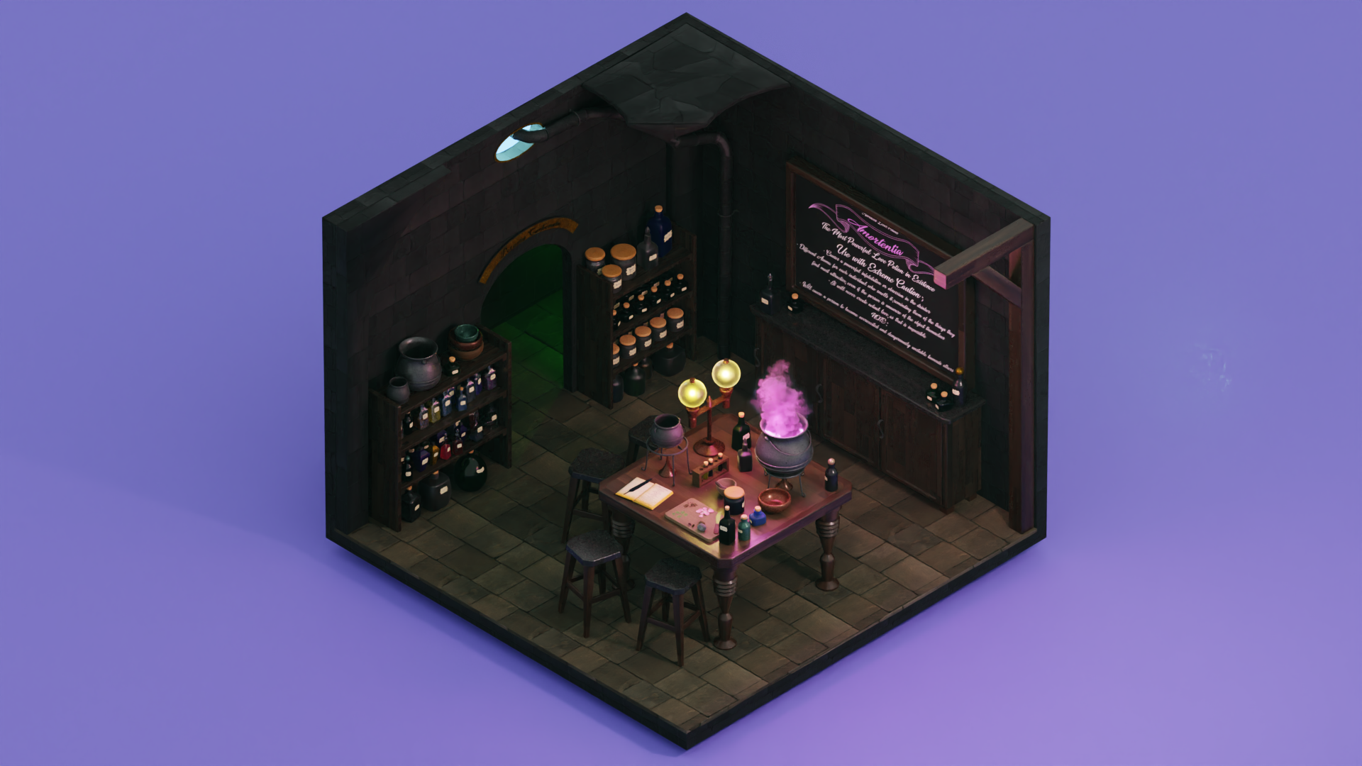 Responsible for everything using Blender