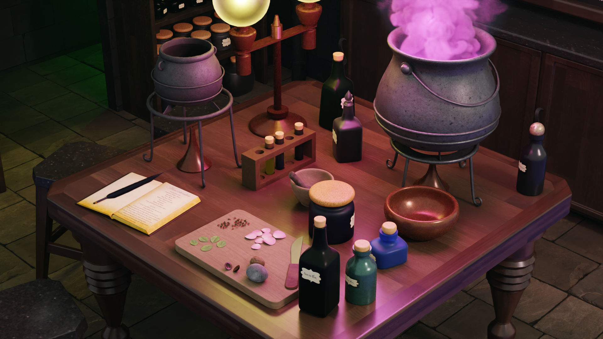 Table closeup