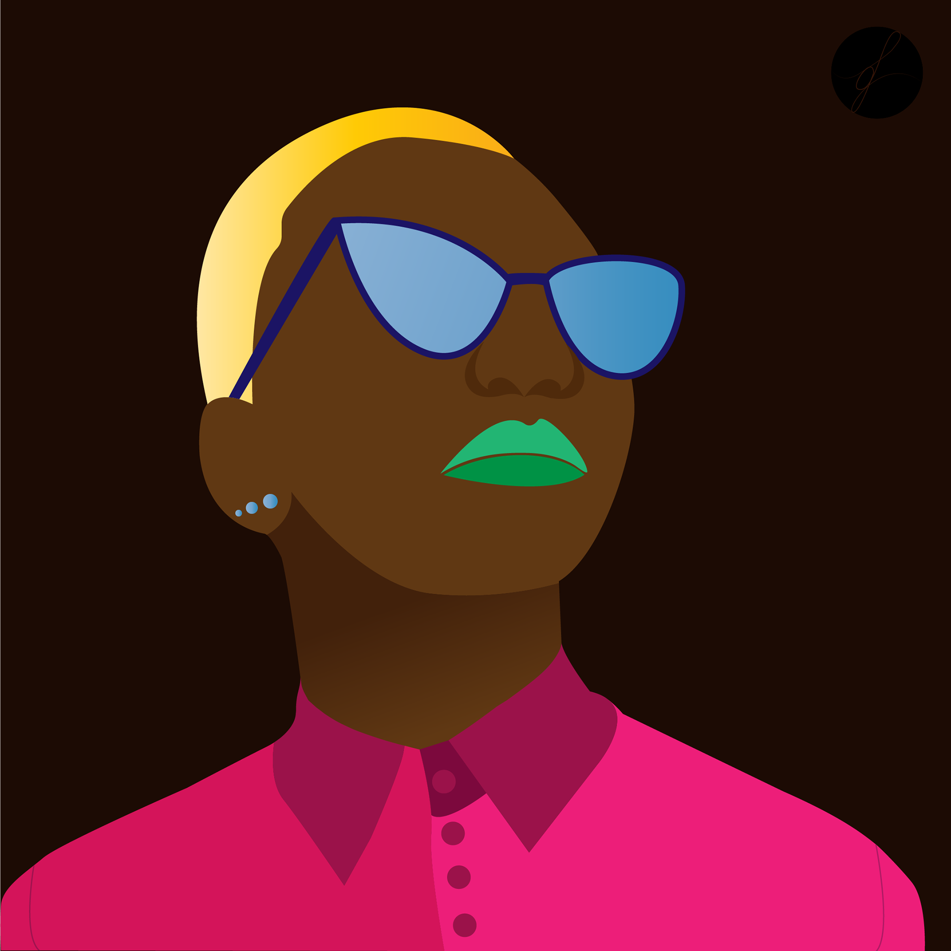 Pop Art Model - Pink
