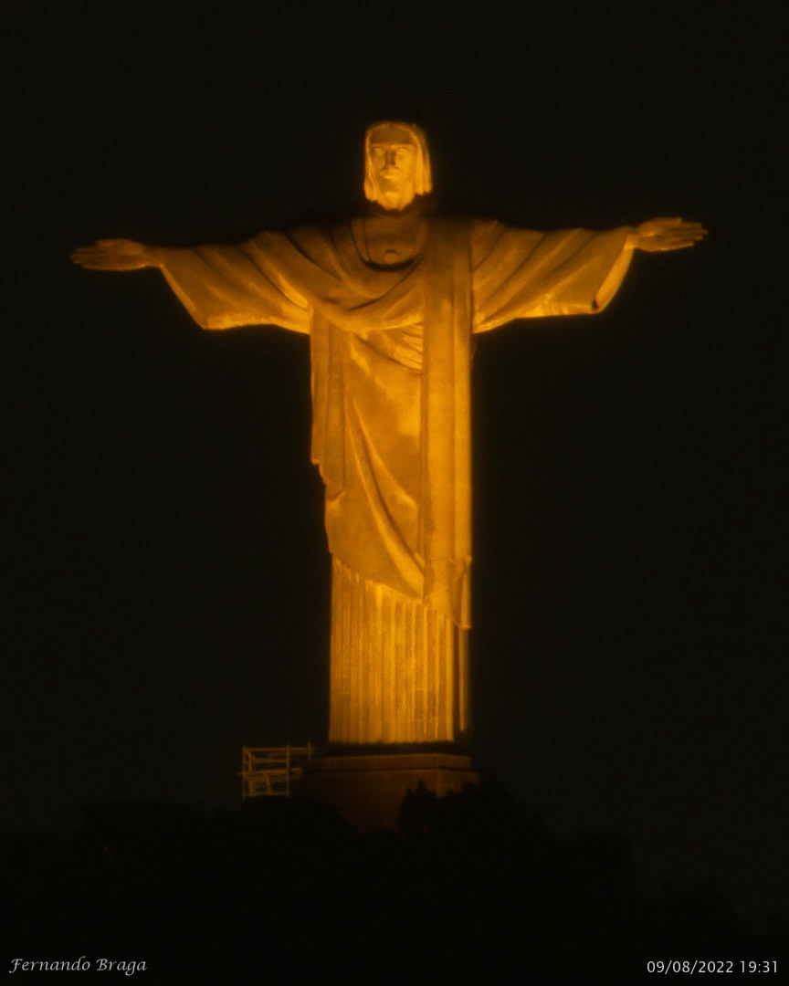 Iluminação especial nas cores da Conmebol - Libertadores