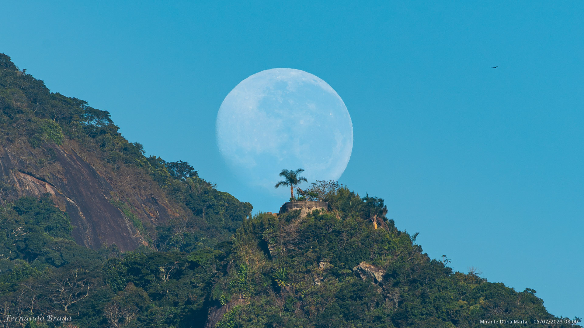 Lua no Mirante Dona Marta