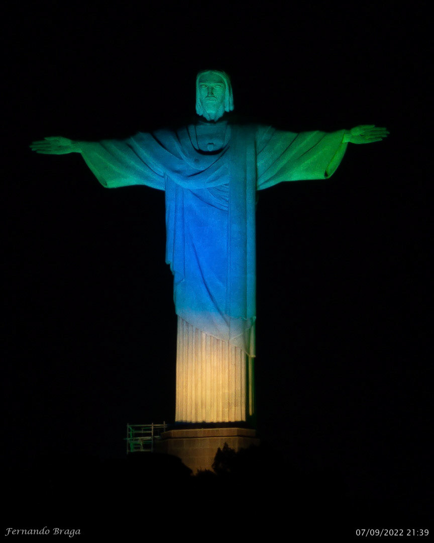Iluminação especial dos 200 anos da Independencia do Brasil