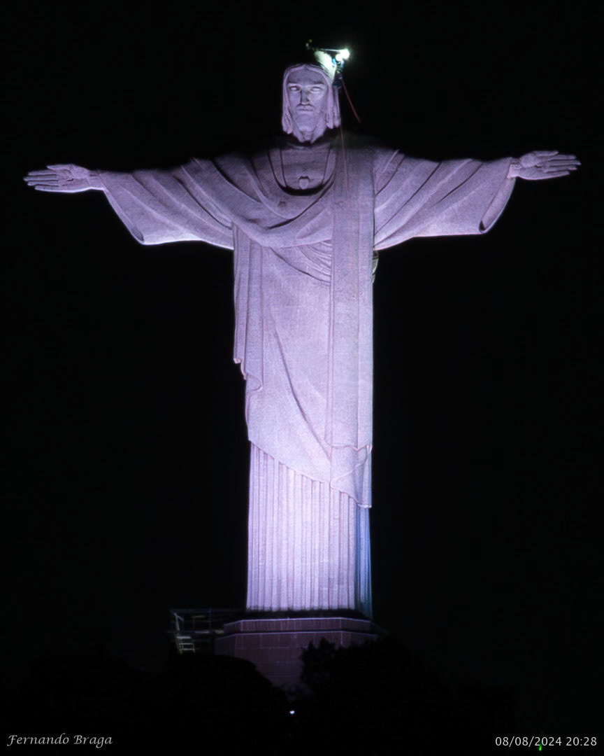 Manutenção no Cristo Redentor