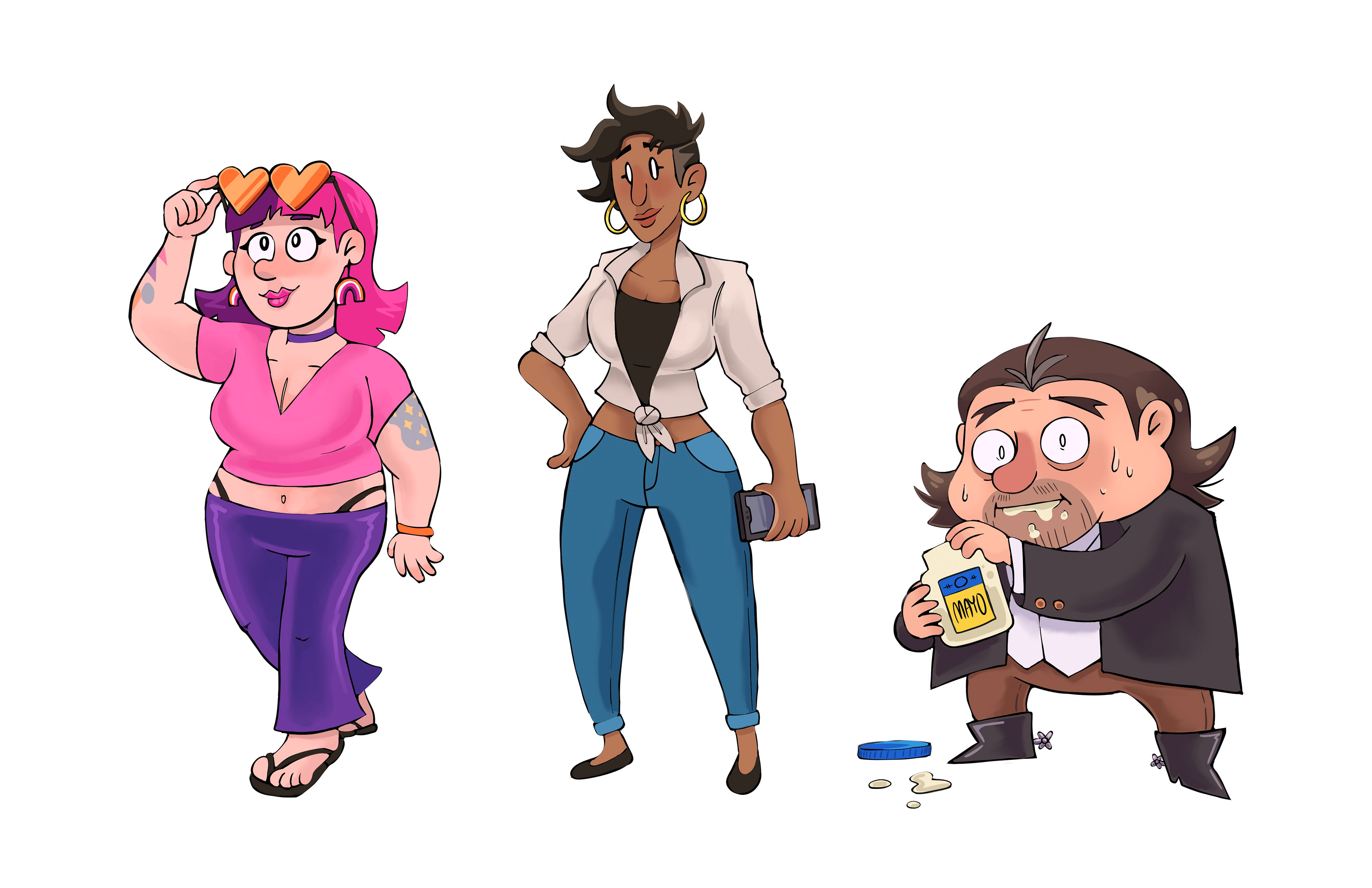 90 Day Fiancee Character Designs