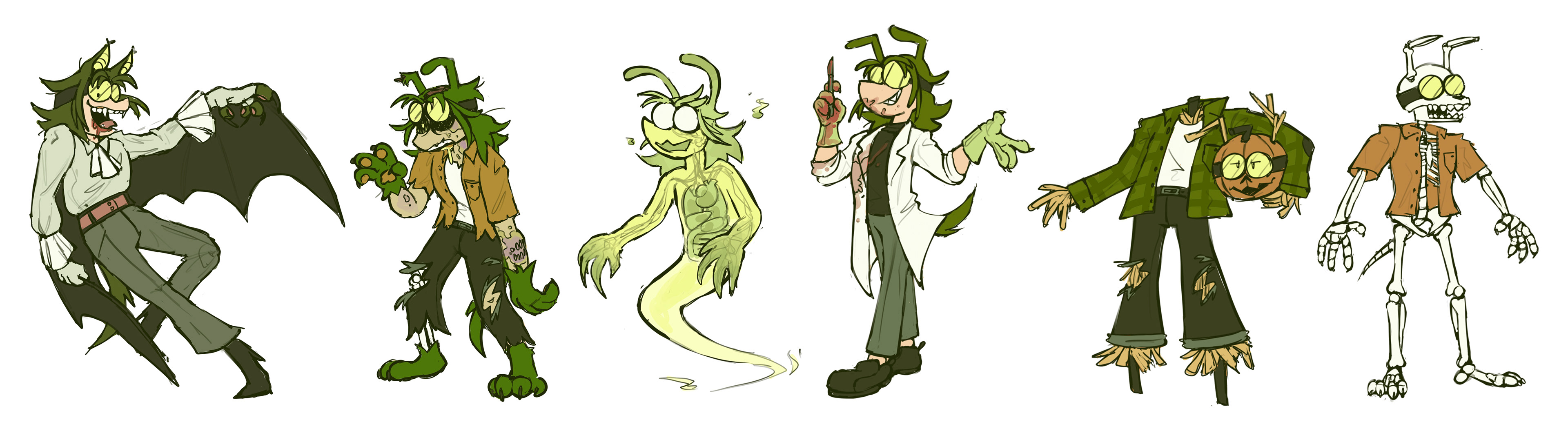 Abster Halloween Outfit Concepts