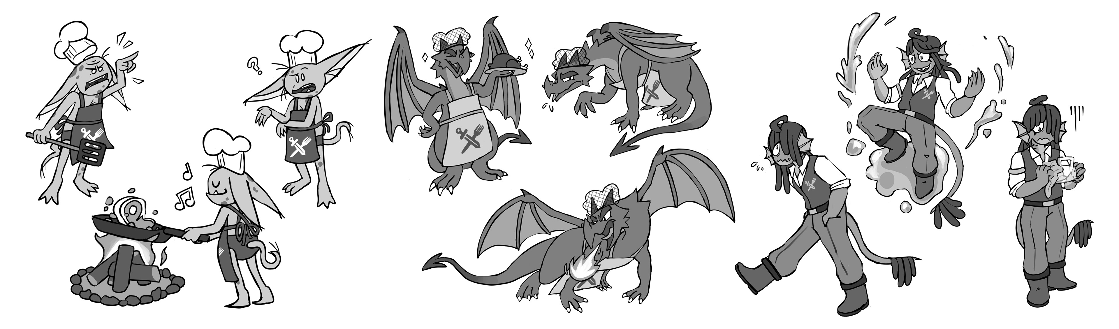 Monster Tavern Character Concepts