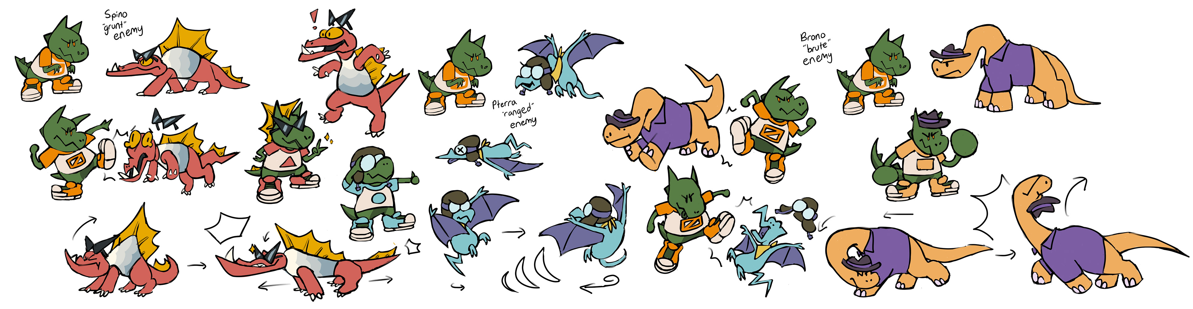 Hat Trick Enemies Concepts