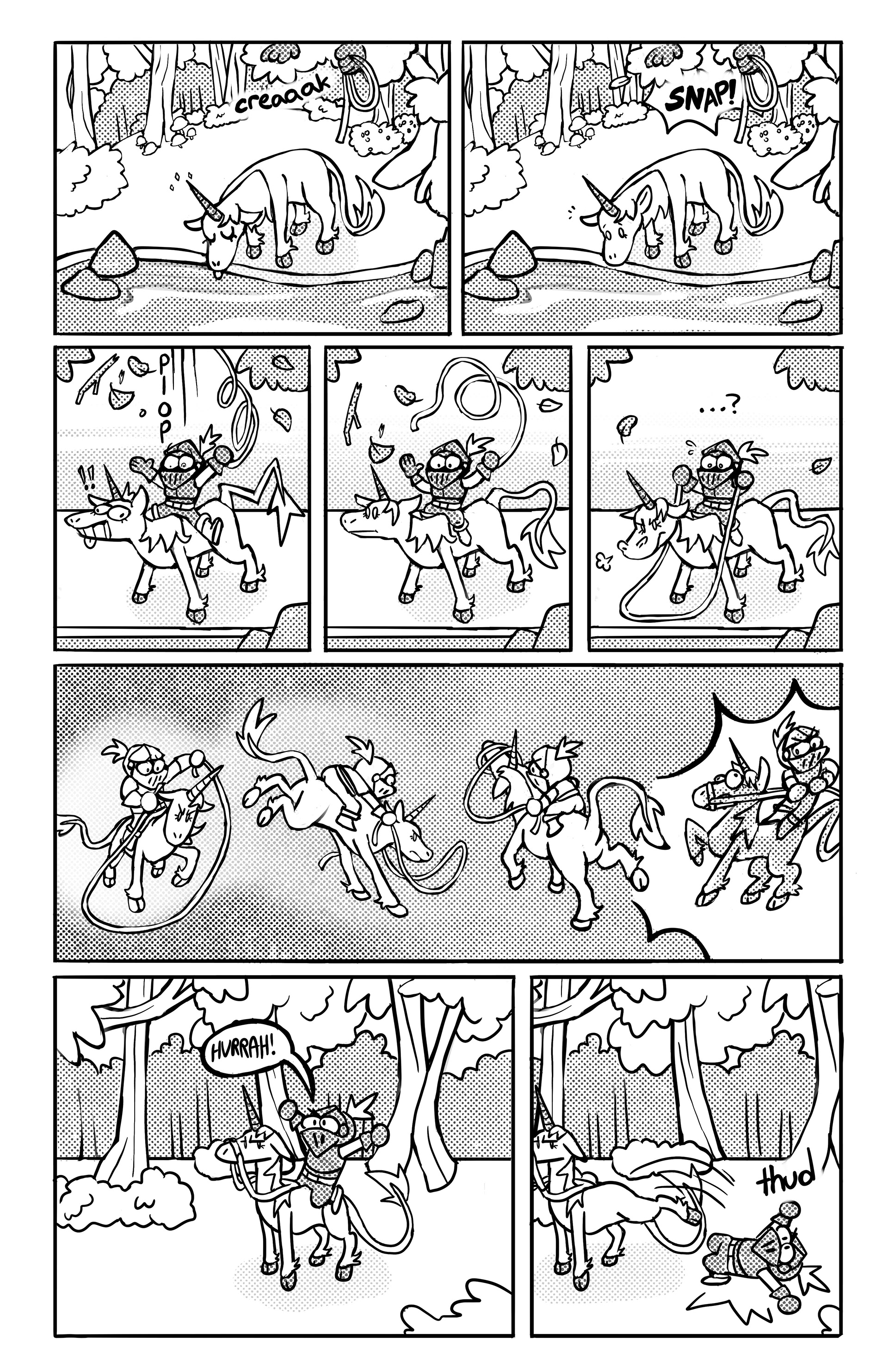 Unicorn Wrangler Comic