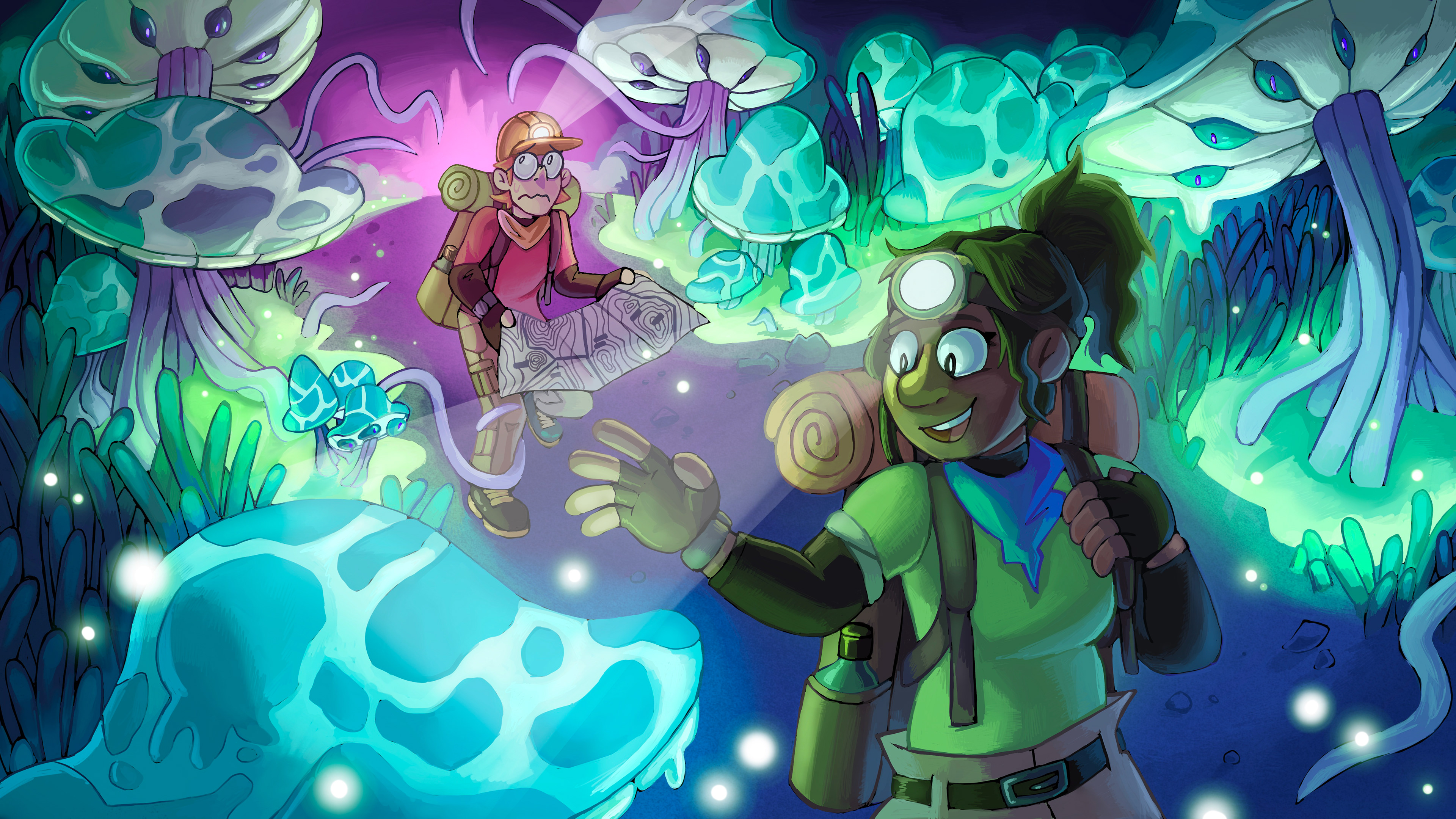 Spore Explorers Character/Enviornment Design