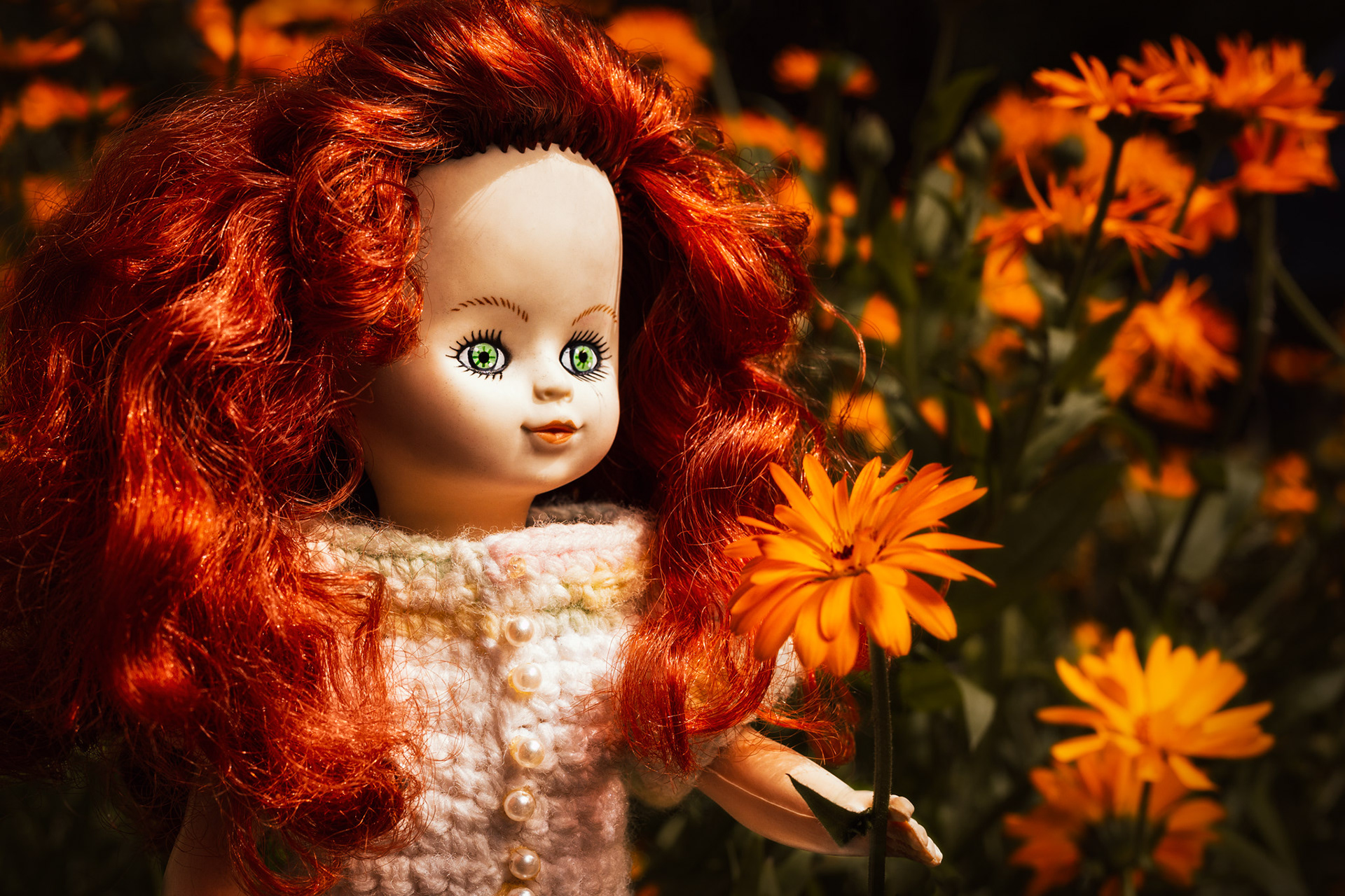Smelling the Pretty Flowers