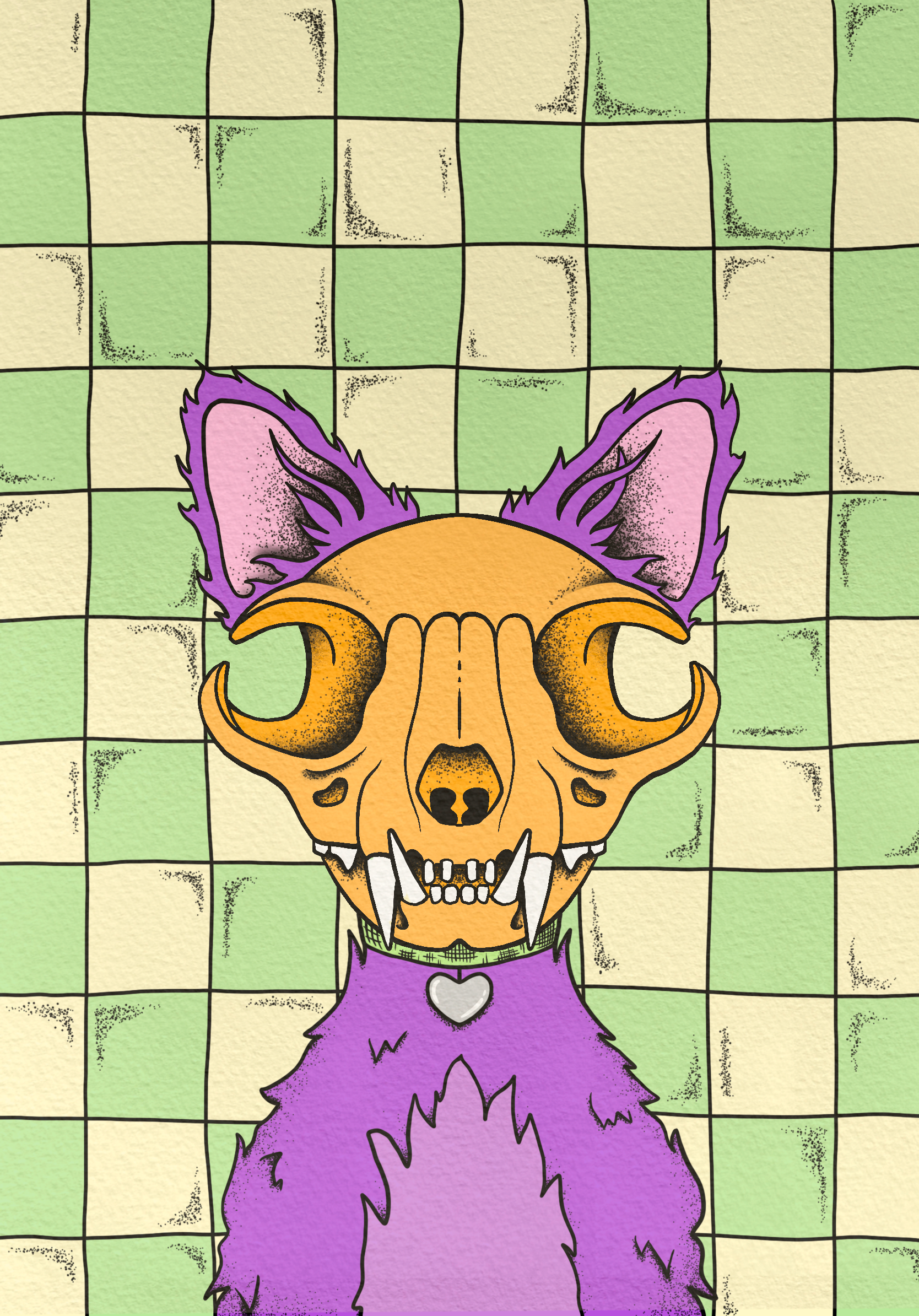 Fuzzy, was He? / Digital Illustration / Procreate