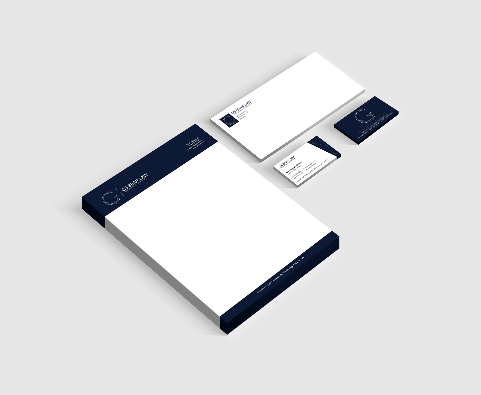 GS Brar Law - Branded Stationary