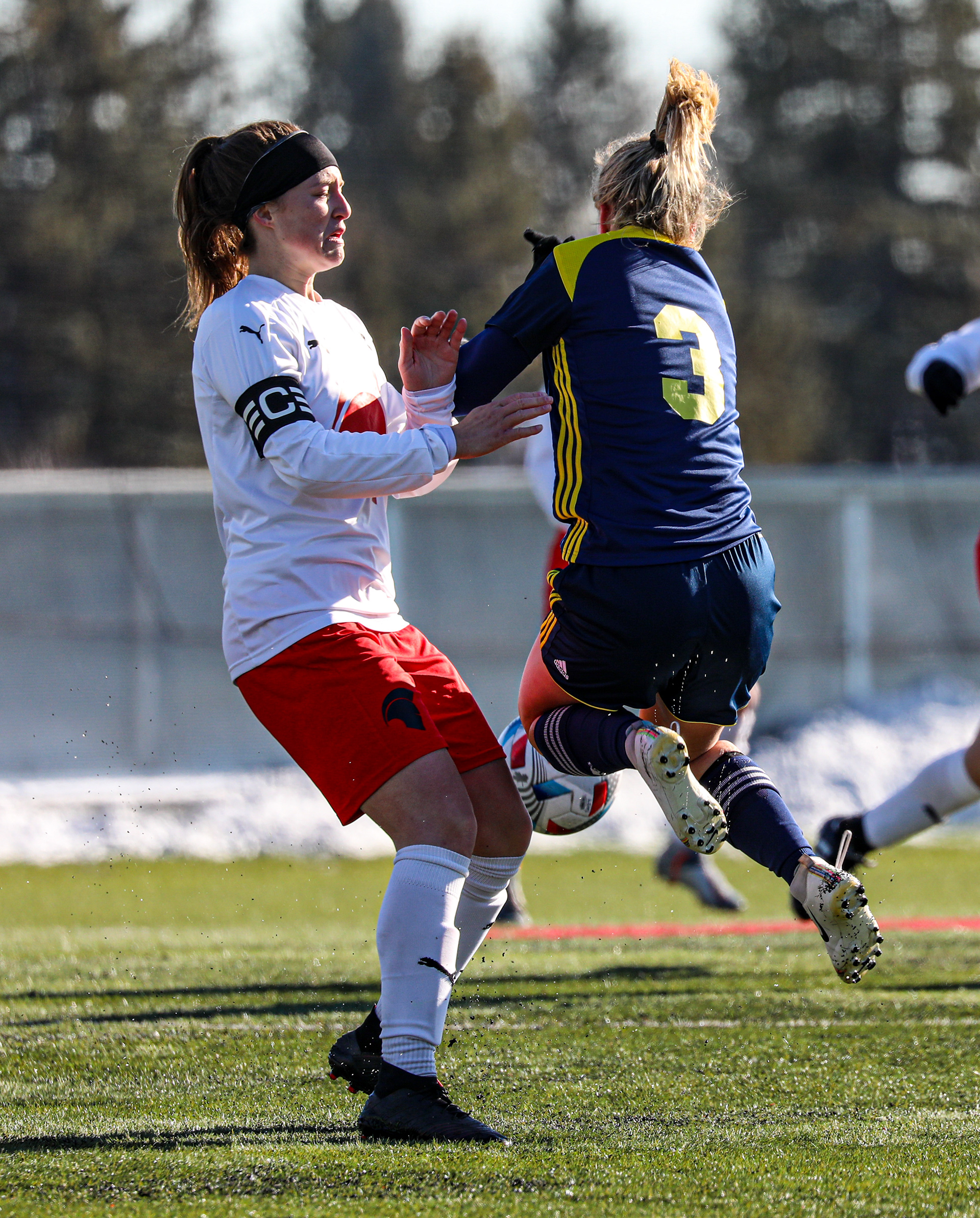SAIT Trojans beat the NAIT Ook by a score of 1-0 in Alberta College Athletic Conference women’s soccer final.