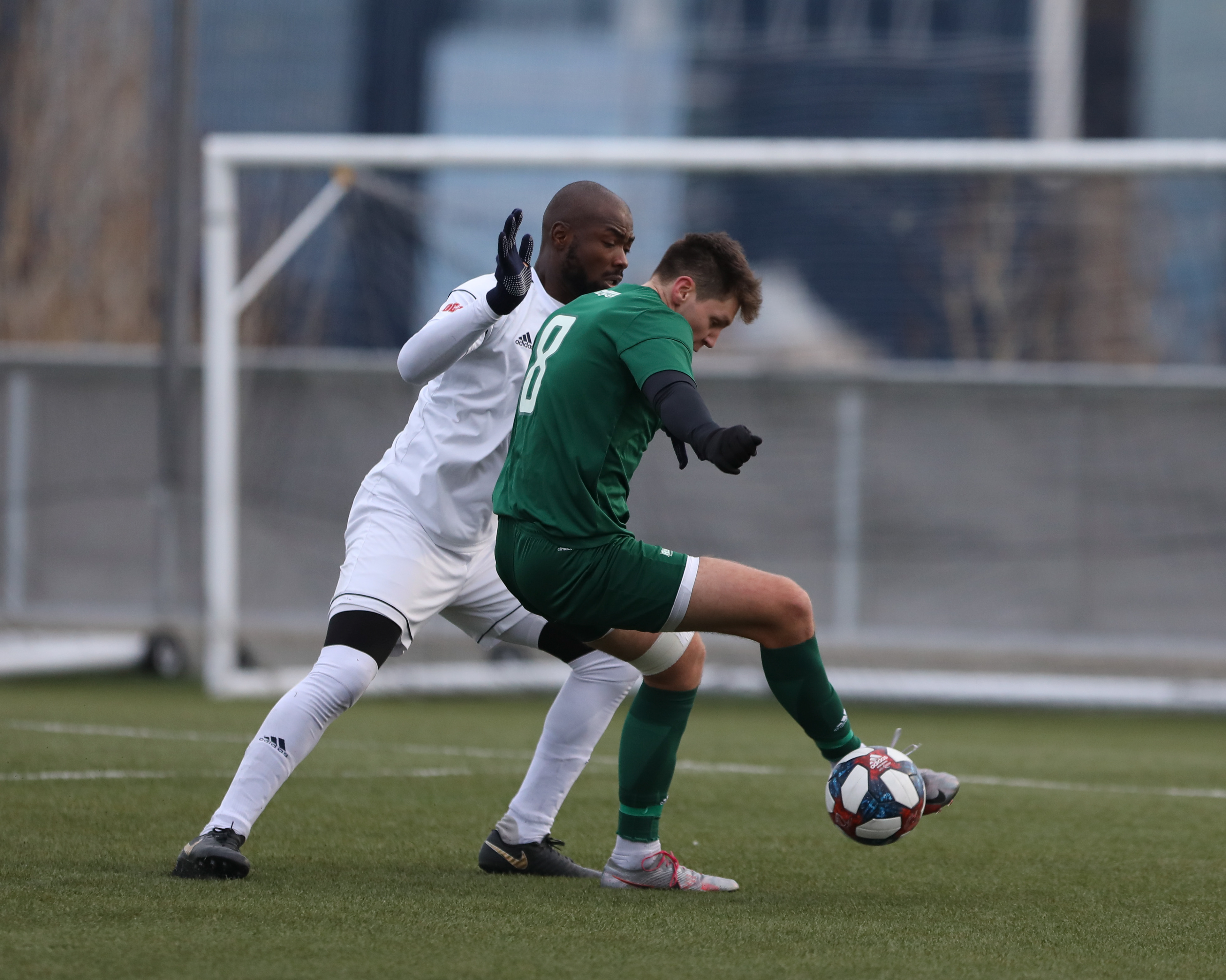 The Humber Hawks take on the Douglas Royals in Canadian Collegiate Athletic Association men’s soccer national championship gold medal final.