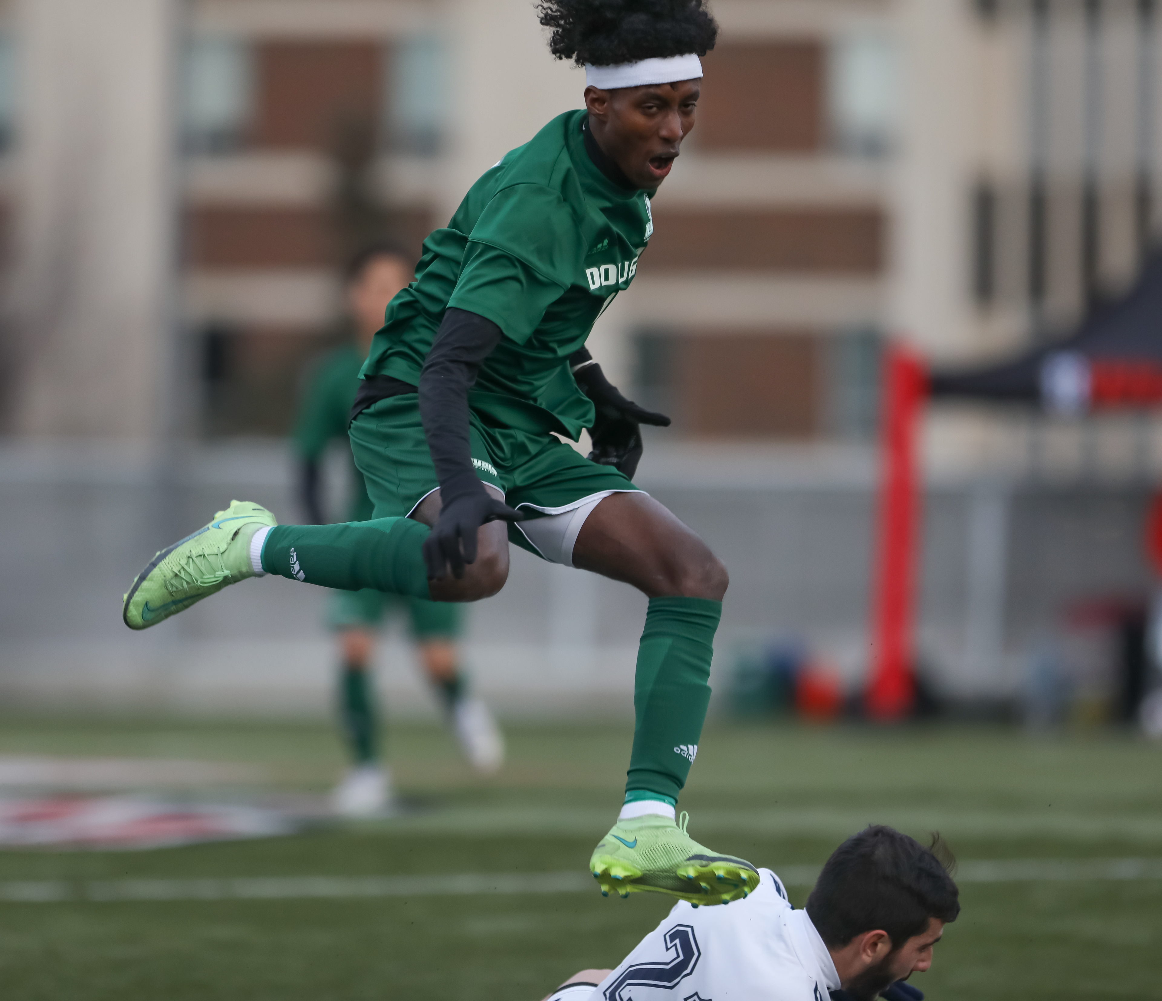 The Humber Hawks take on the Douglas Royals in Canadian Collegiate Athletic Association men’s soccer national championship gold medal final.