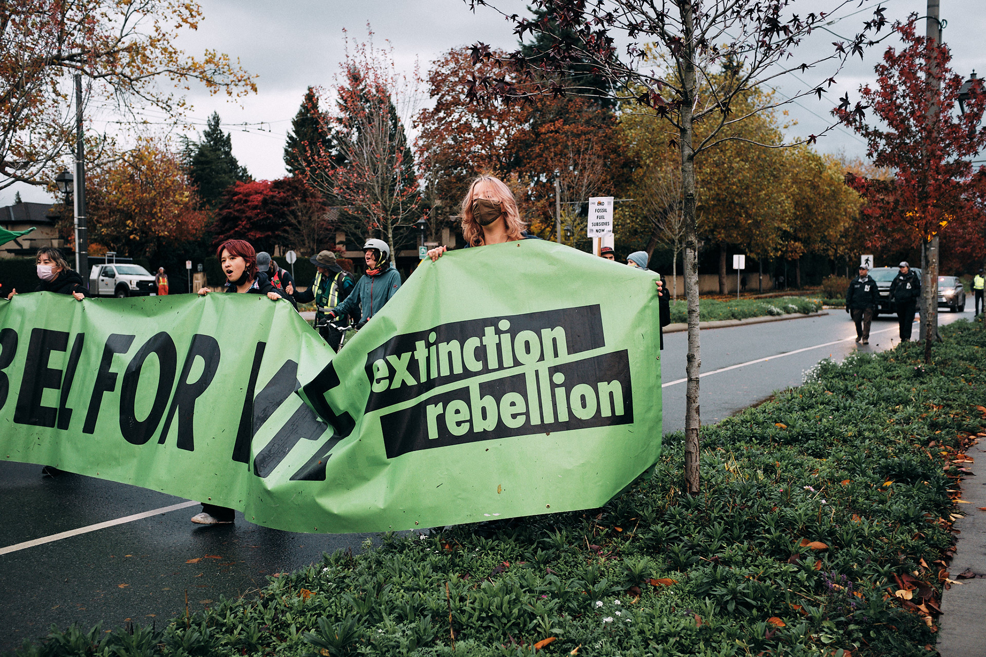 Extinction Rebellion Climate Protests — Vancouver, October 2021
