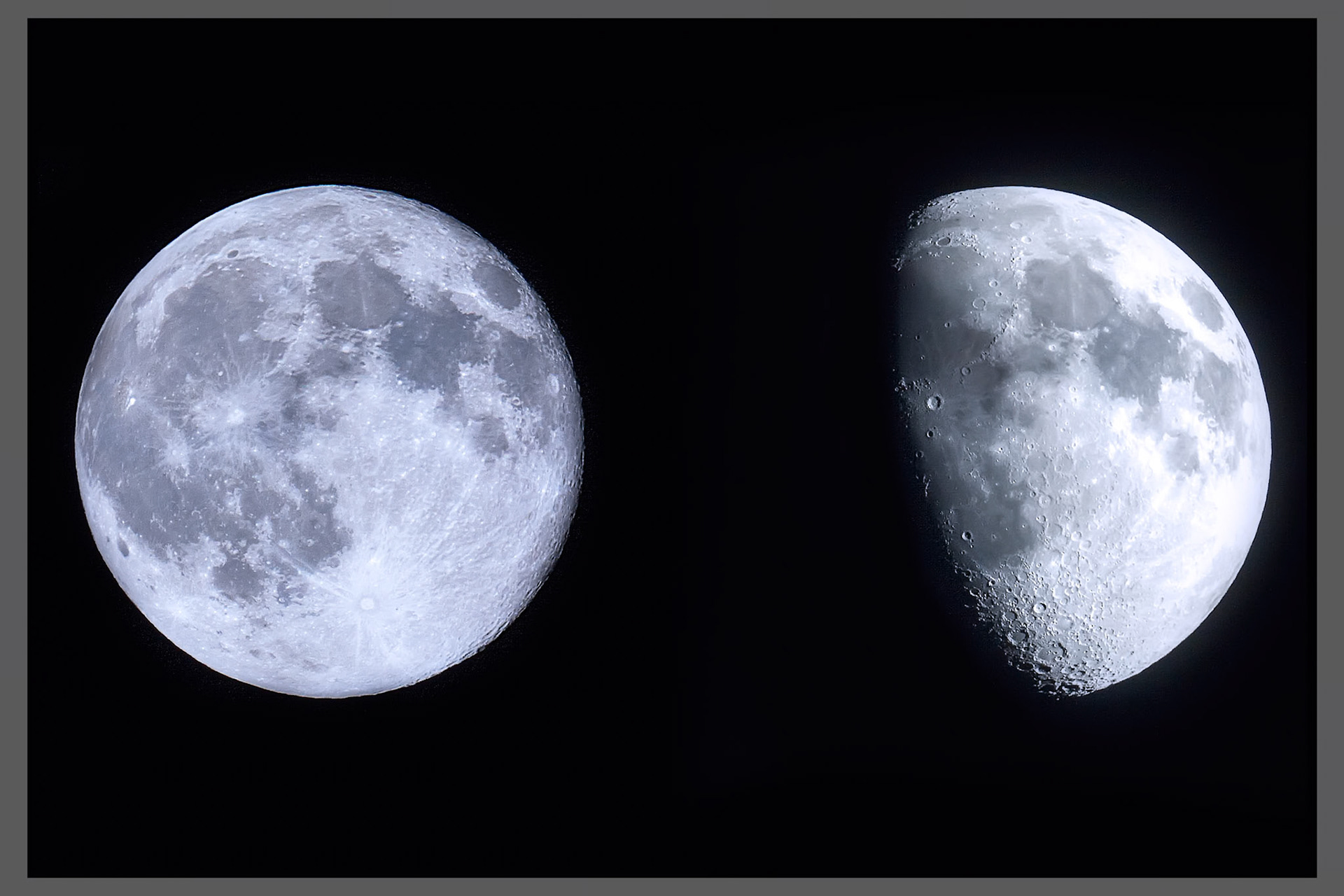 Phased Moon