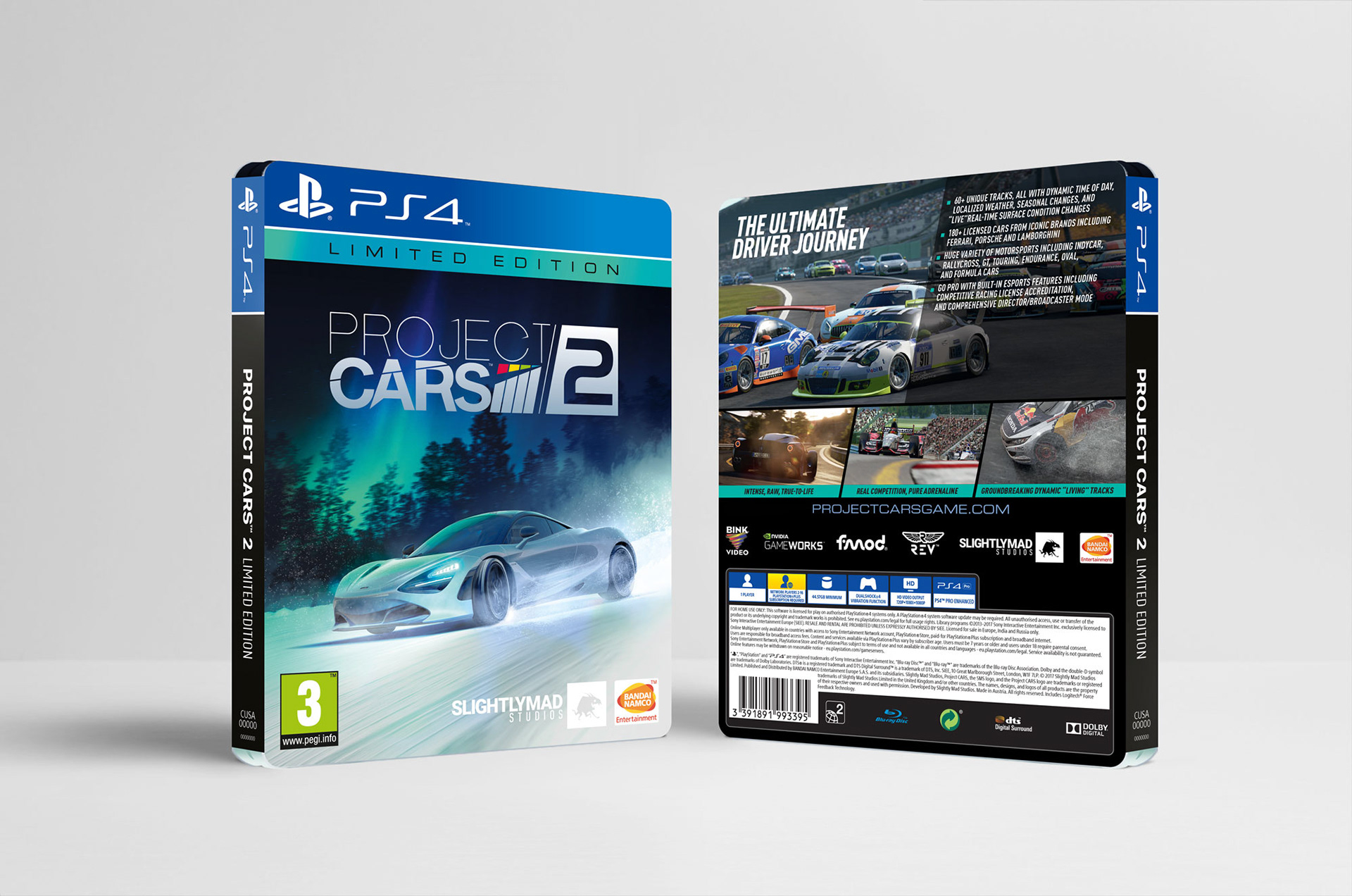 Unboxing the Project CARS PS4 Limited Edition Steelbook - Team VVV