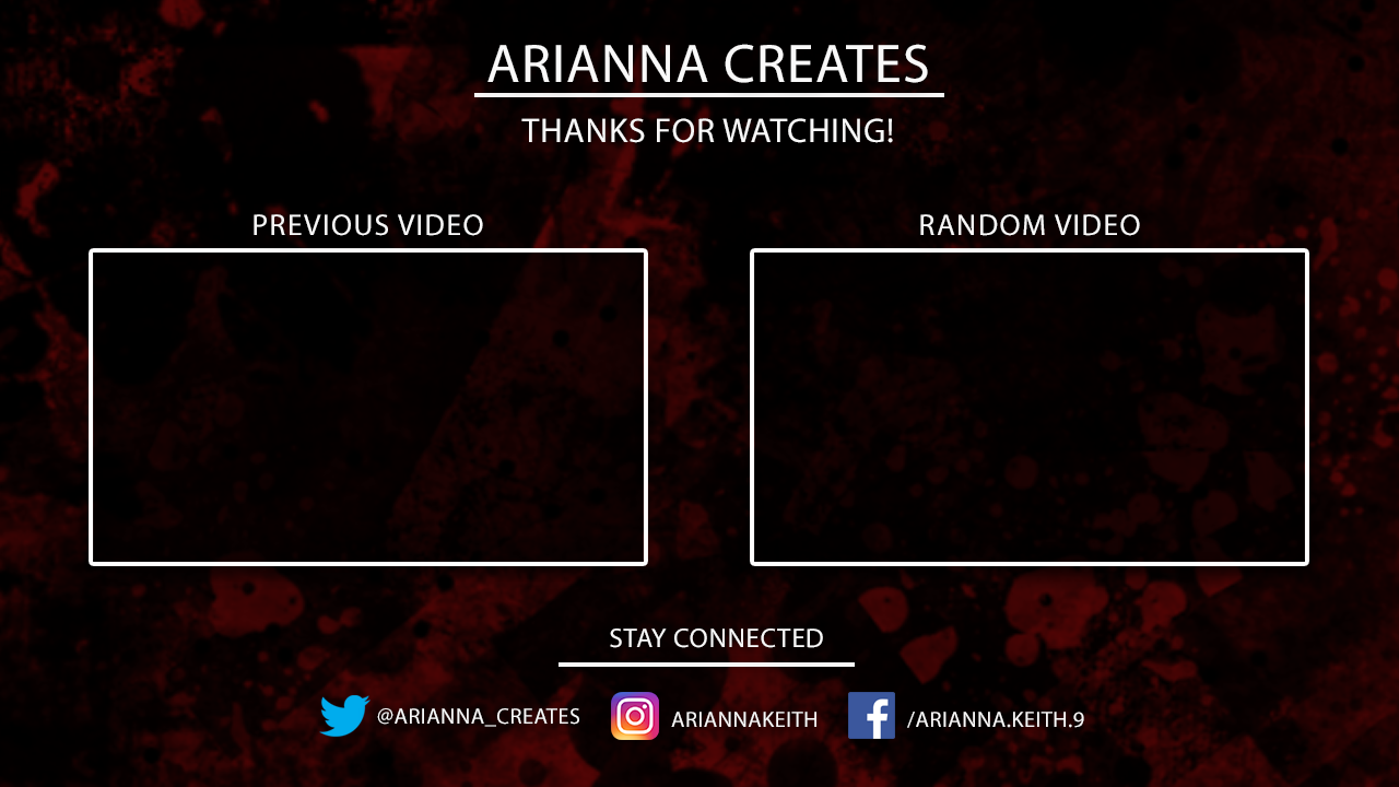 Youtube outro mockup