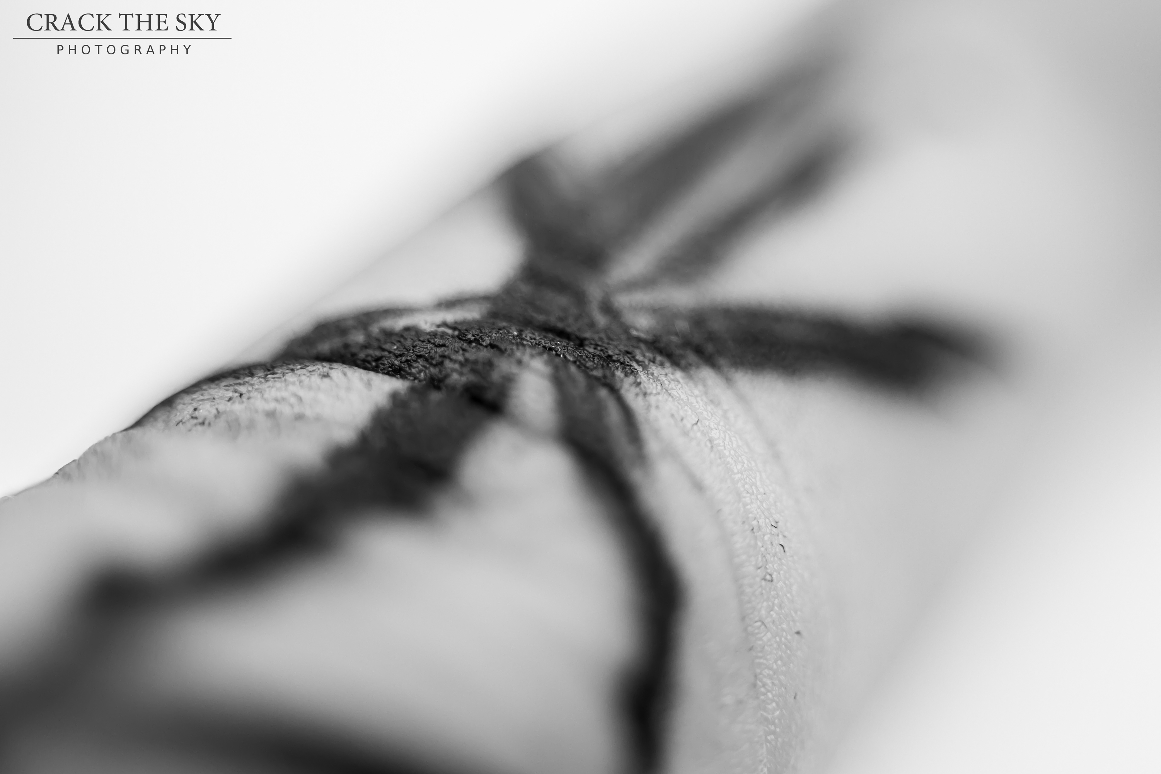 Macro tattooed finger