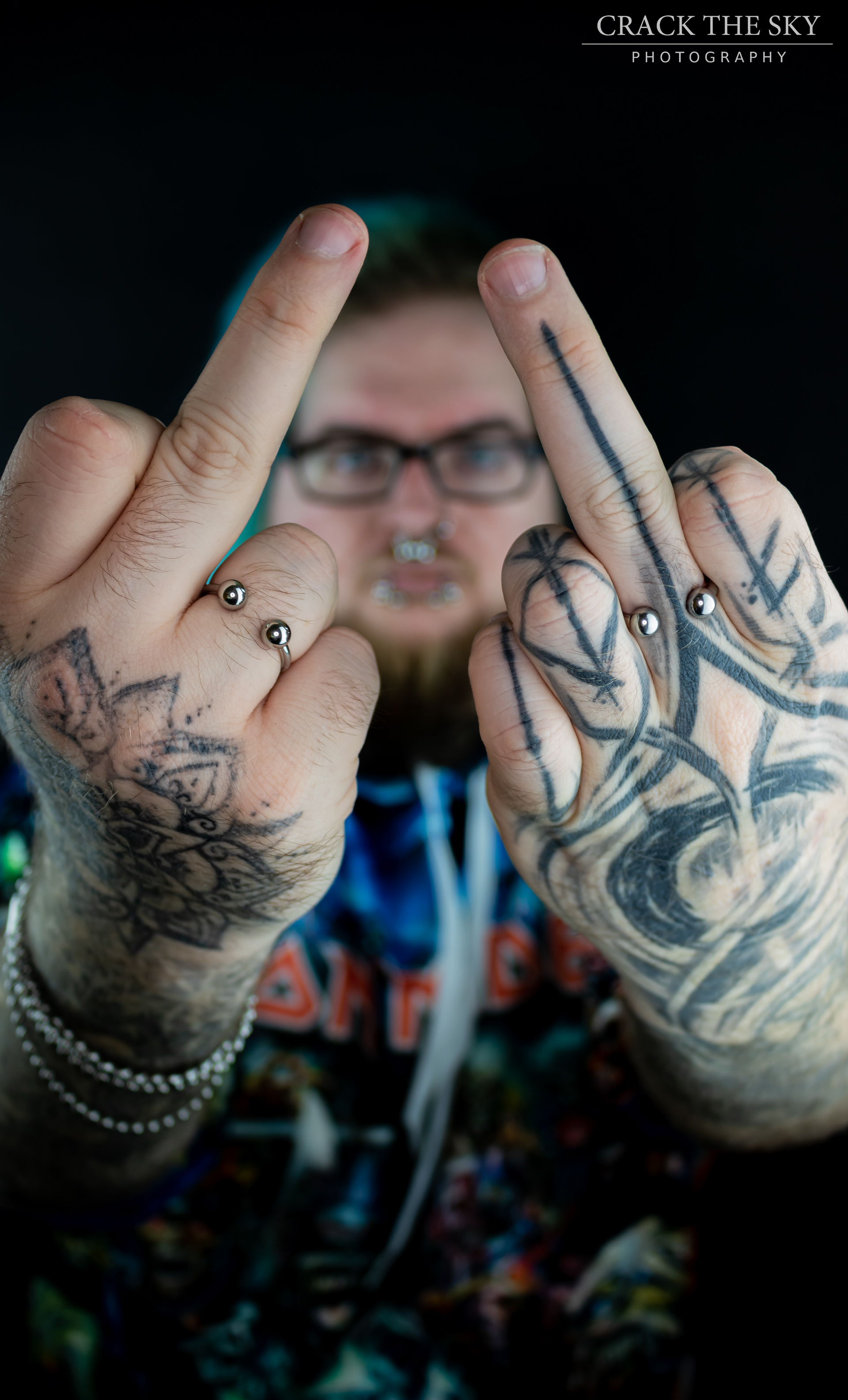 Hand and finger tattoos