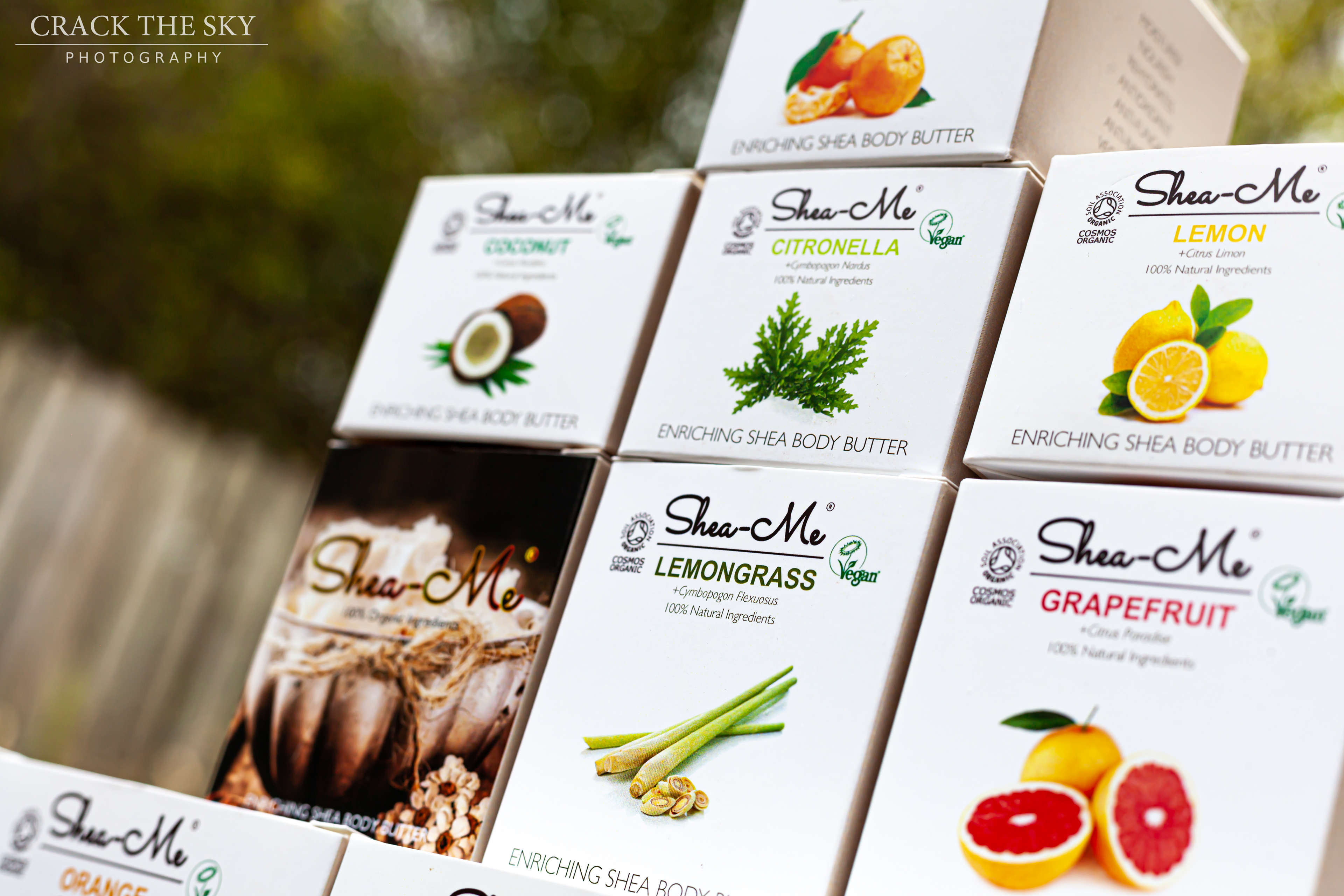 Shea-Me product stack