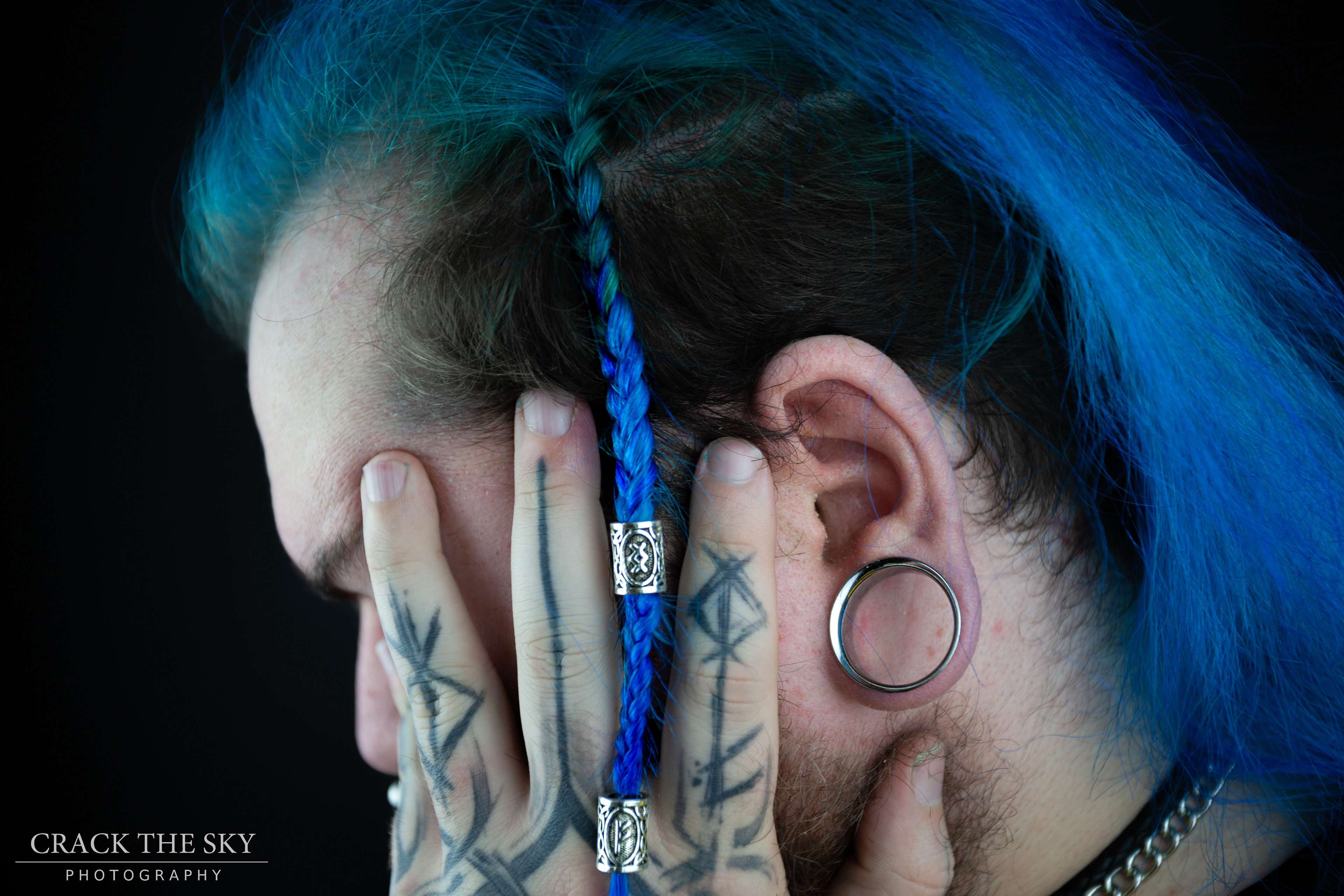 Stretched ear piercing (26mm)