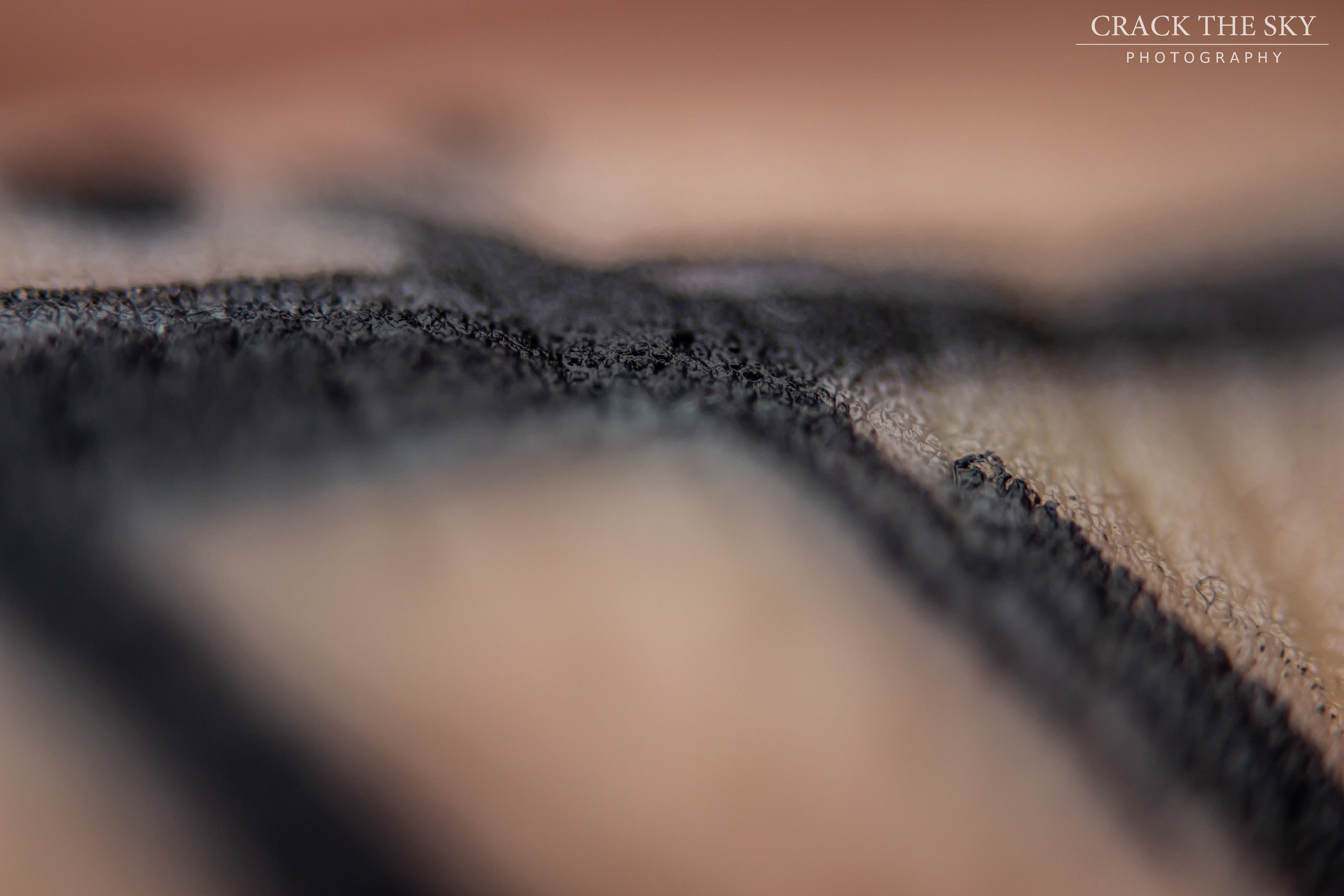 Macro tattooed finger