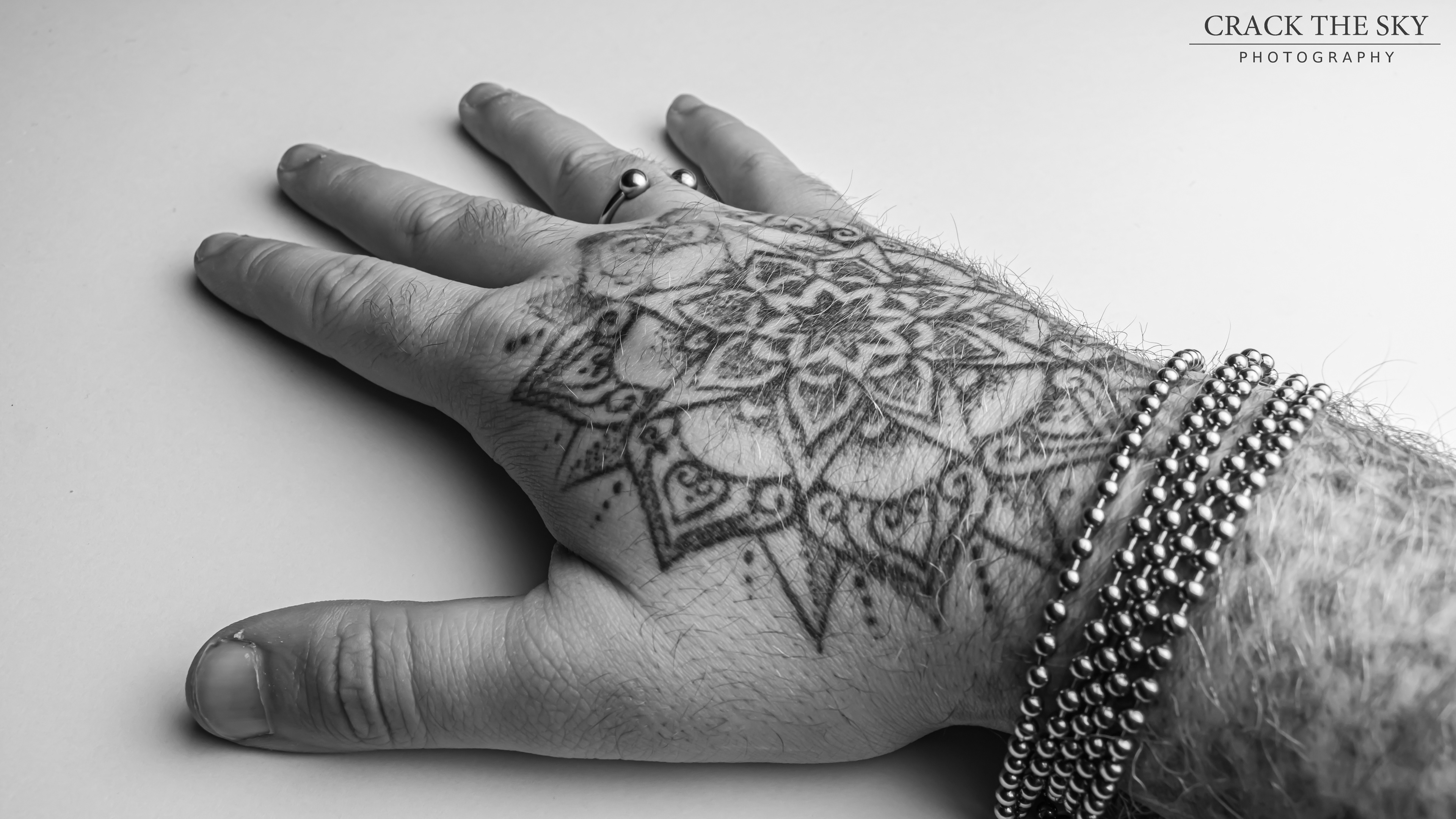 Tattooed hand