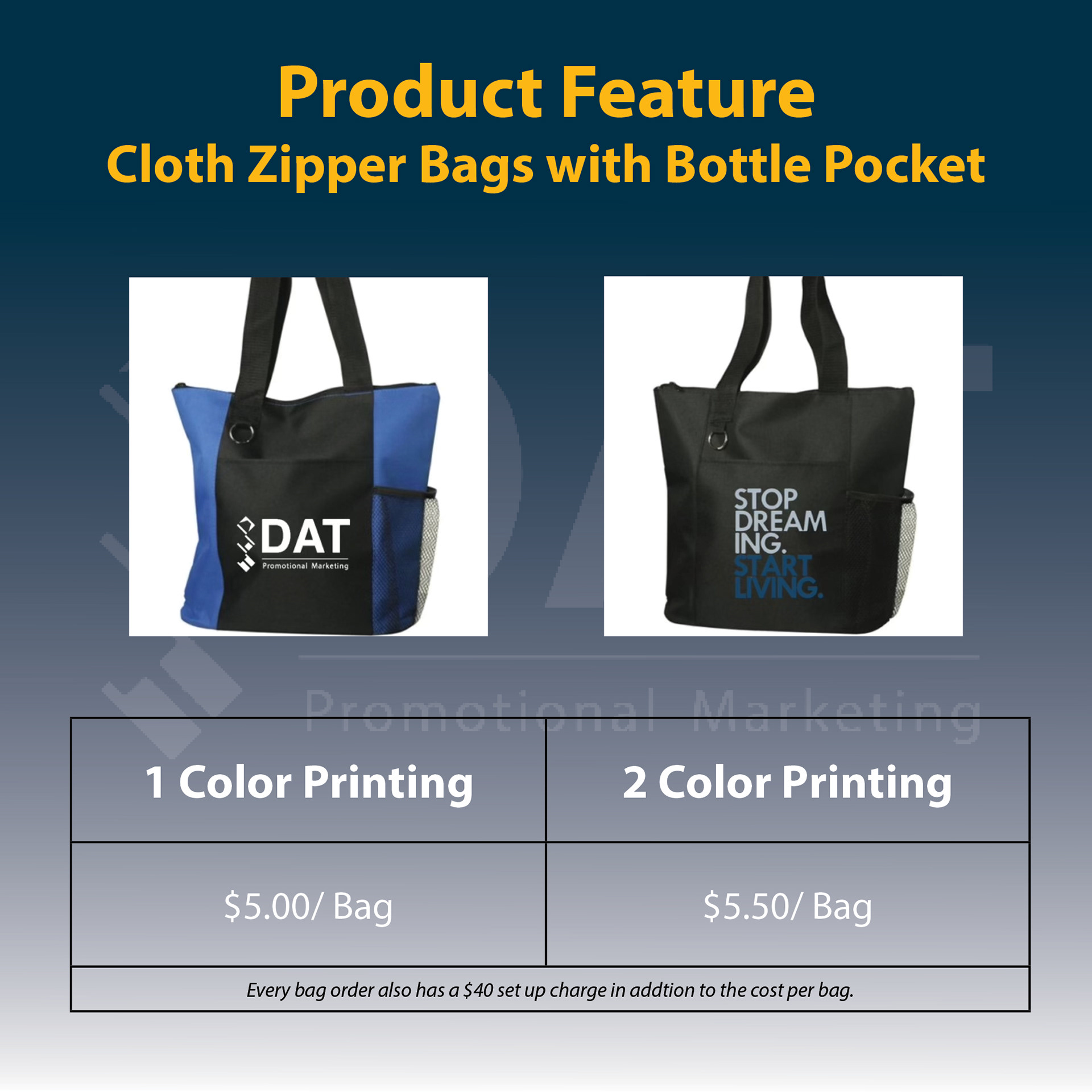 Ad for bags