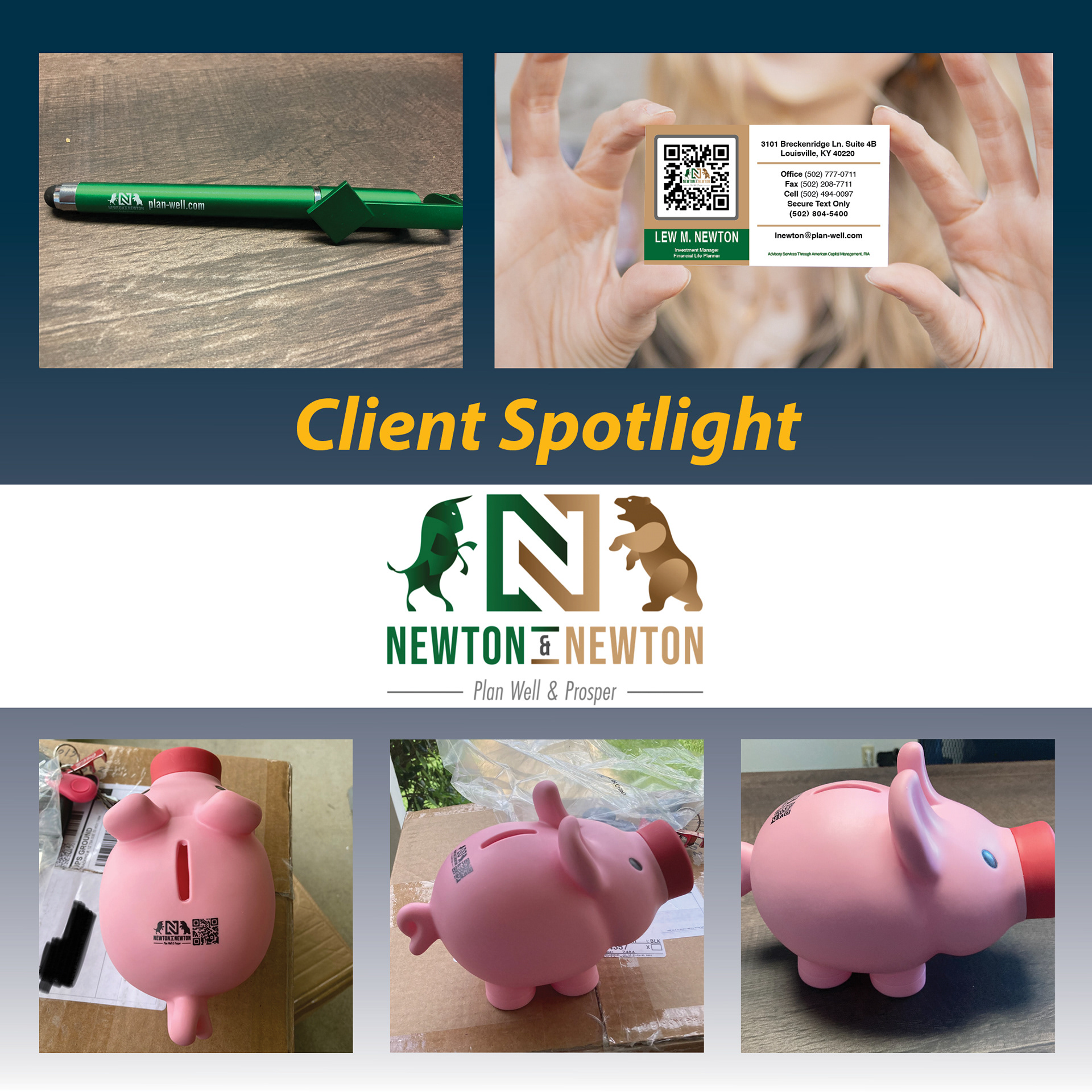 Client Spotlight social media graphic