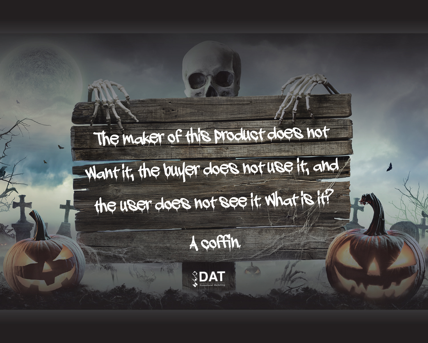 Spooky season social media graphic