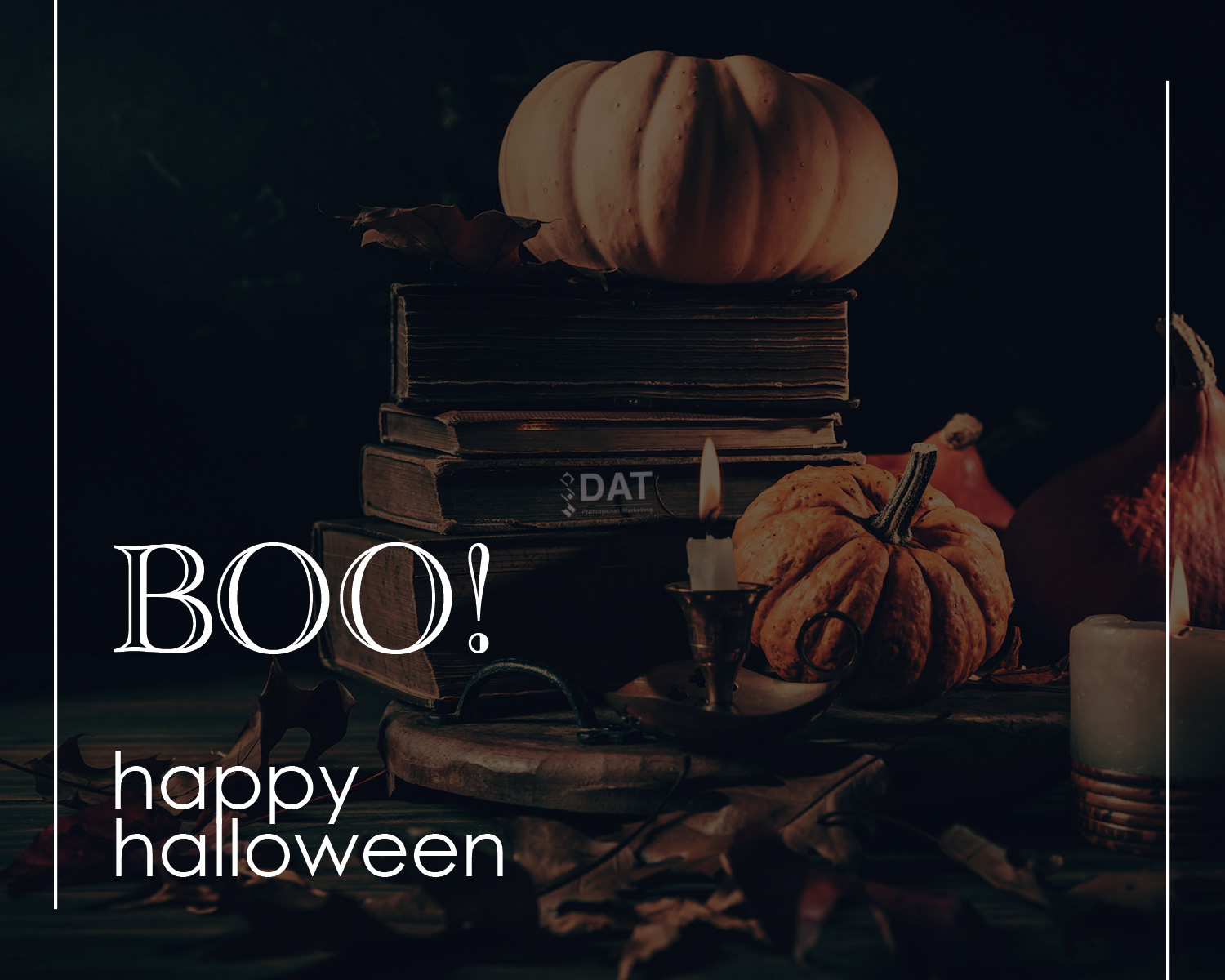 Halloween social media graphic
