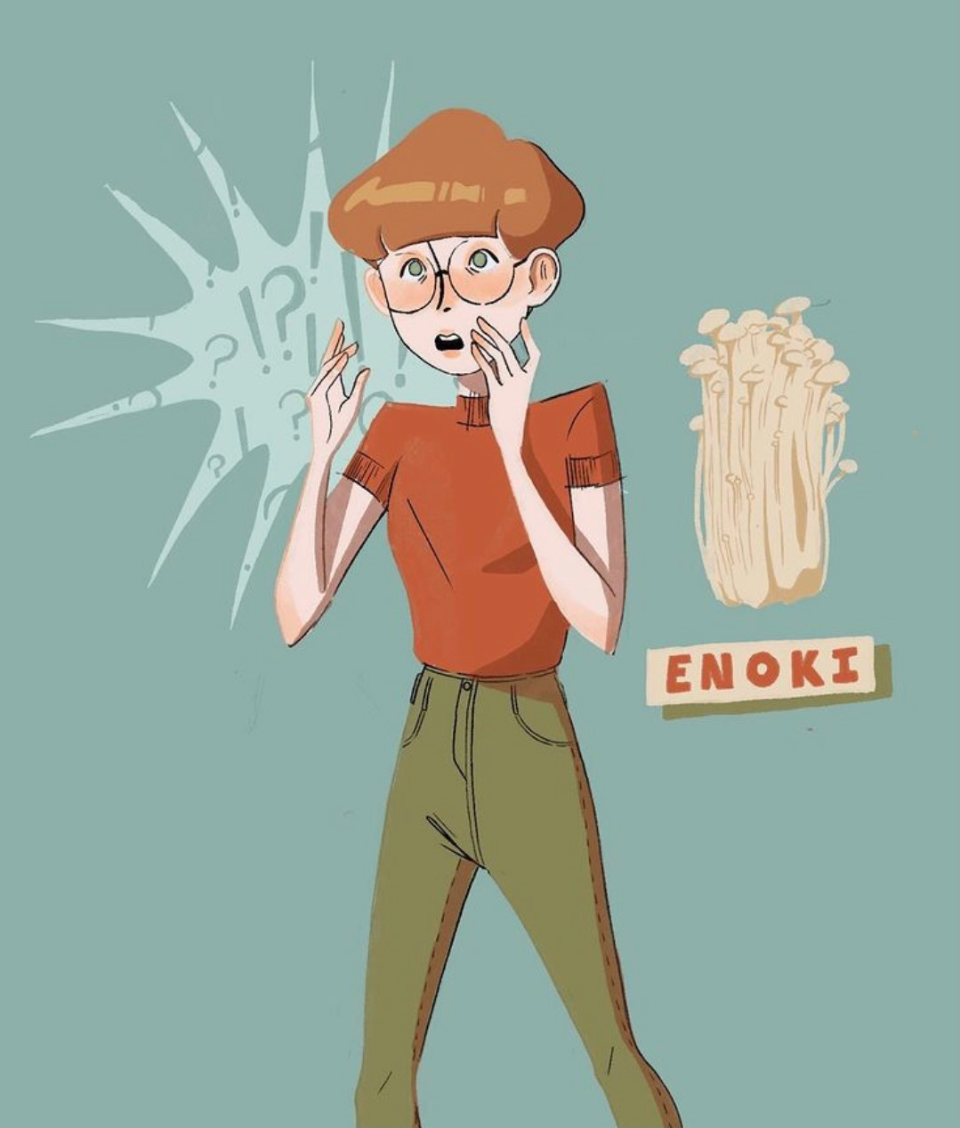 Mushroom OC series: Enoki