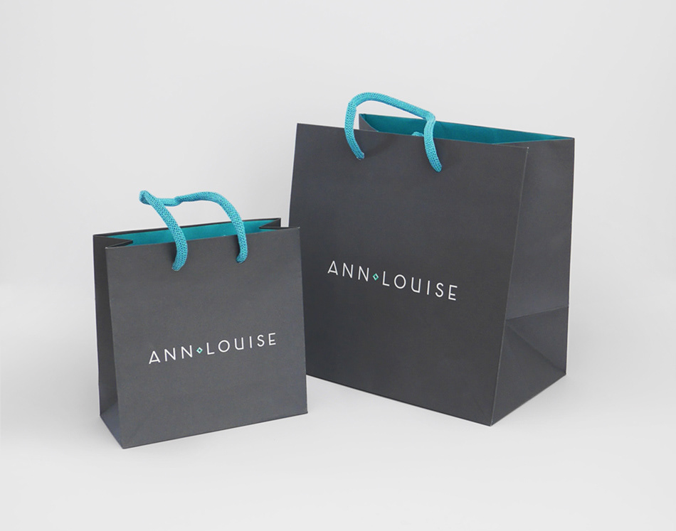 Branded paper bag design