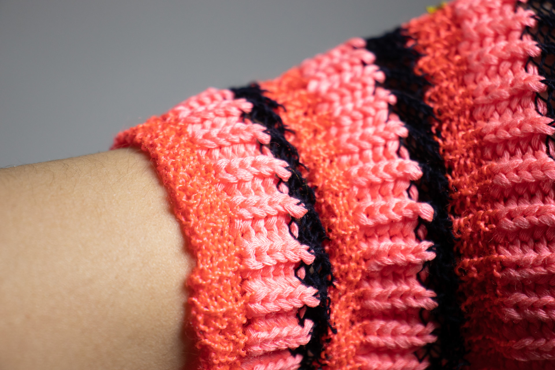 Knit sample Year 1 - Project 1
