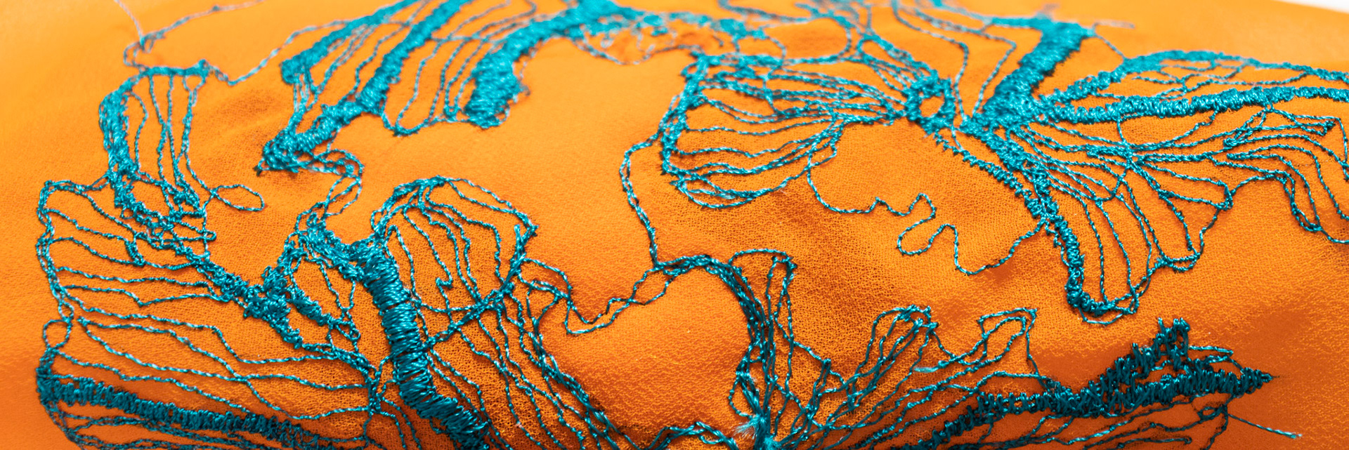 Embroidered sample Year 1 - Project 1