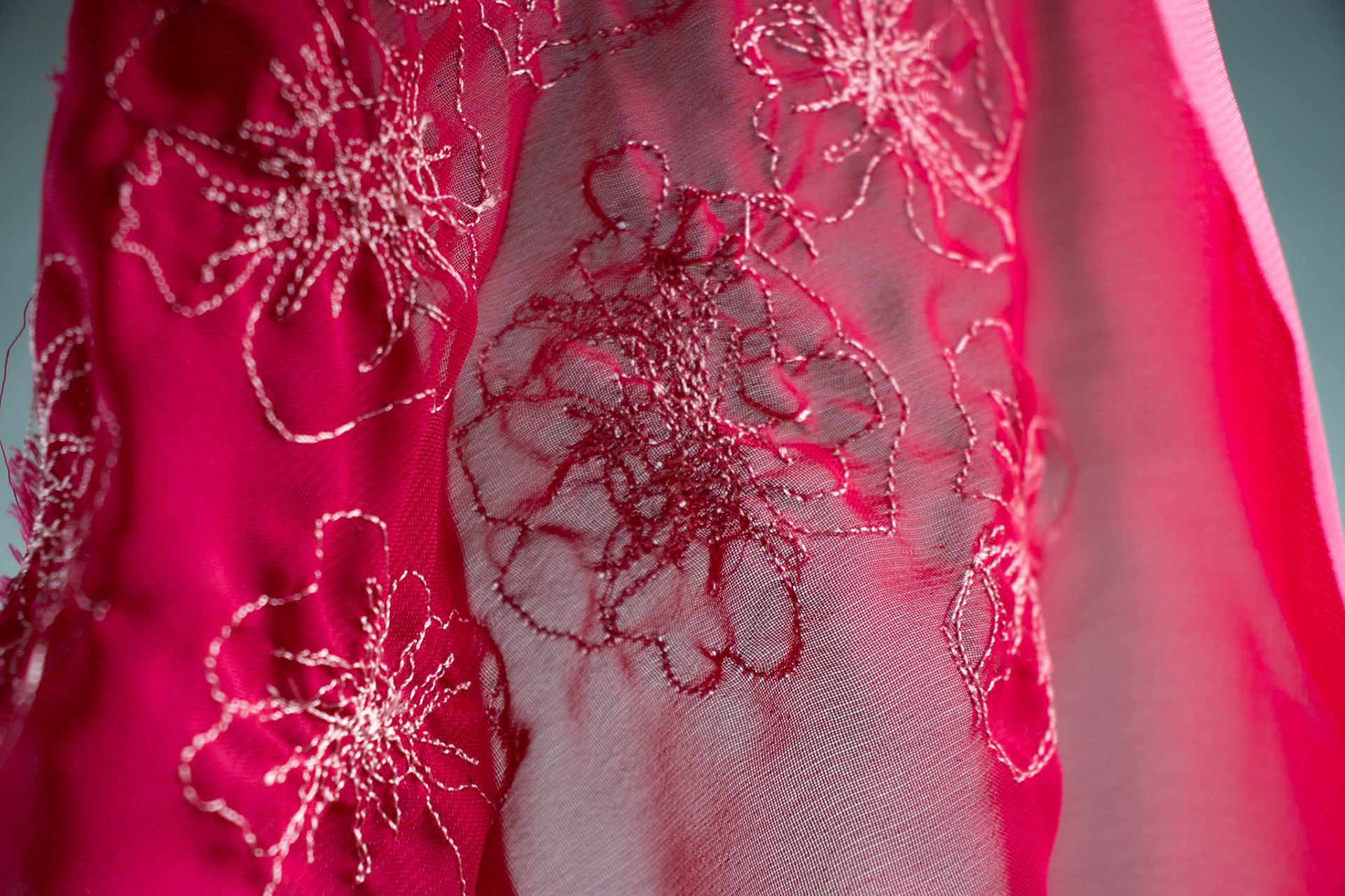 Blossom- Free hand embroidery Year 1 project 2