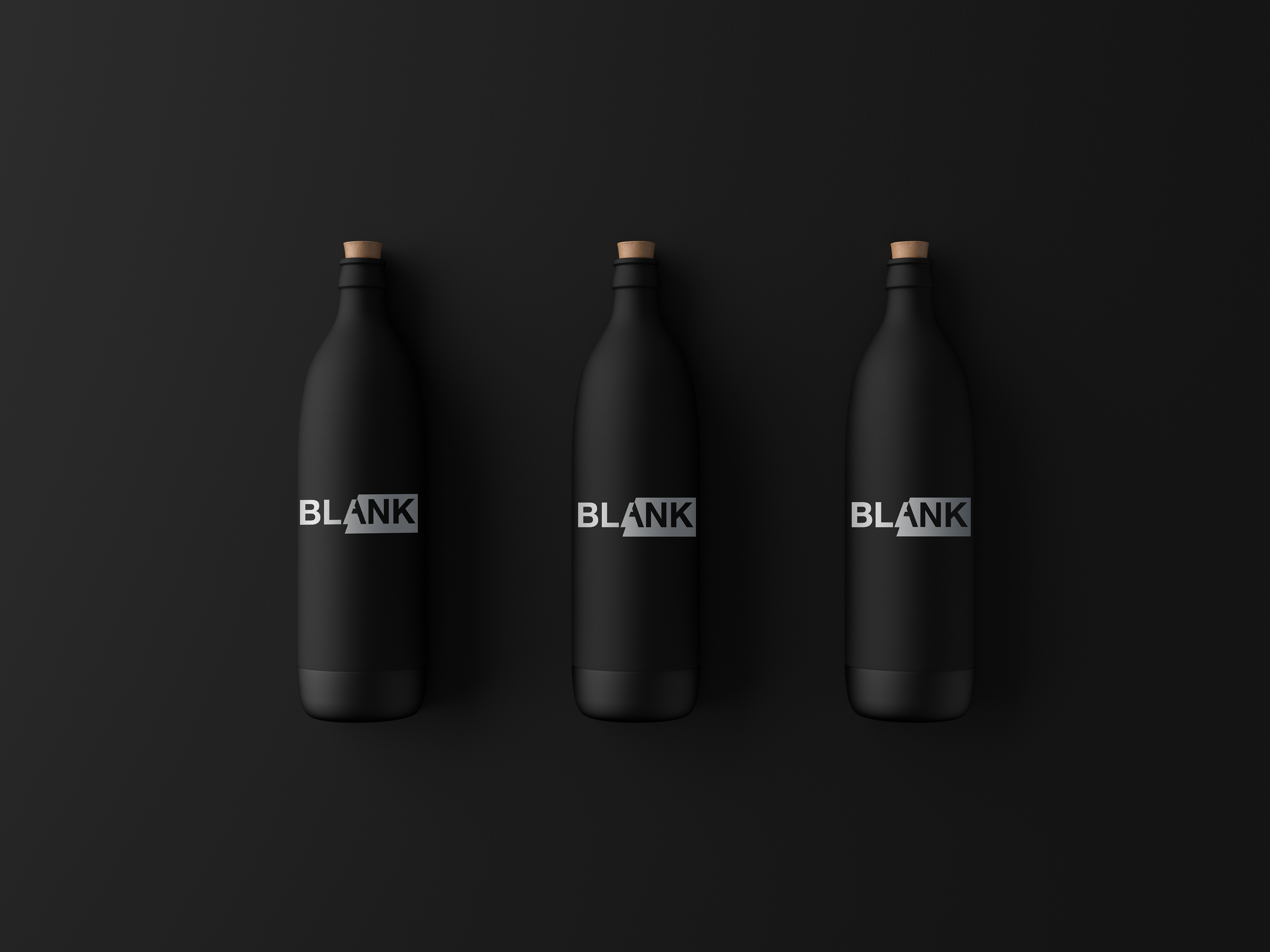 Water Bottle Mockup
