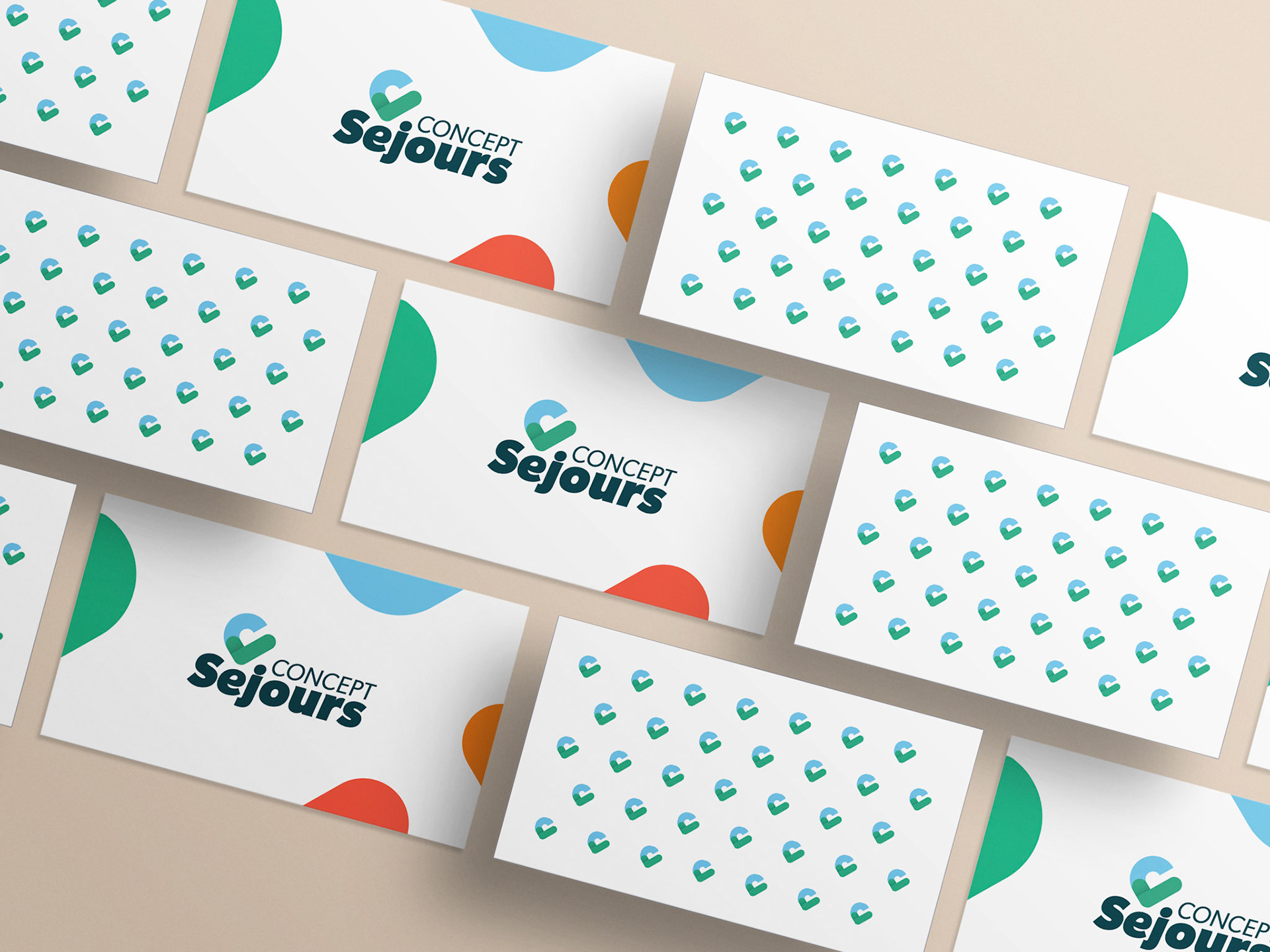 Identity branding business card mockup