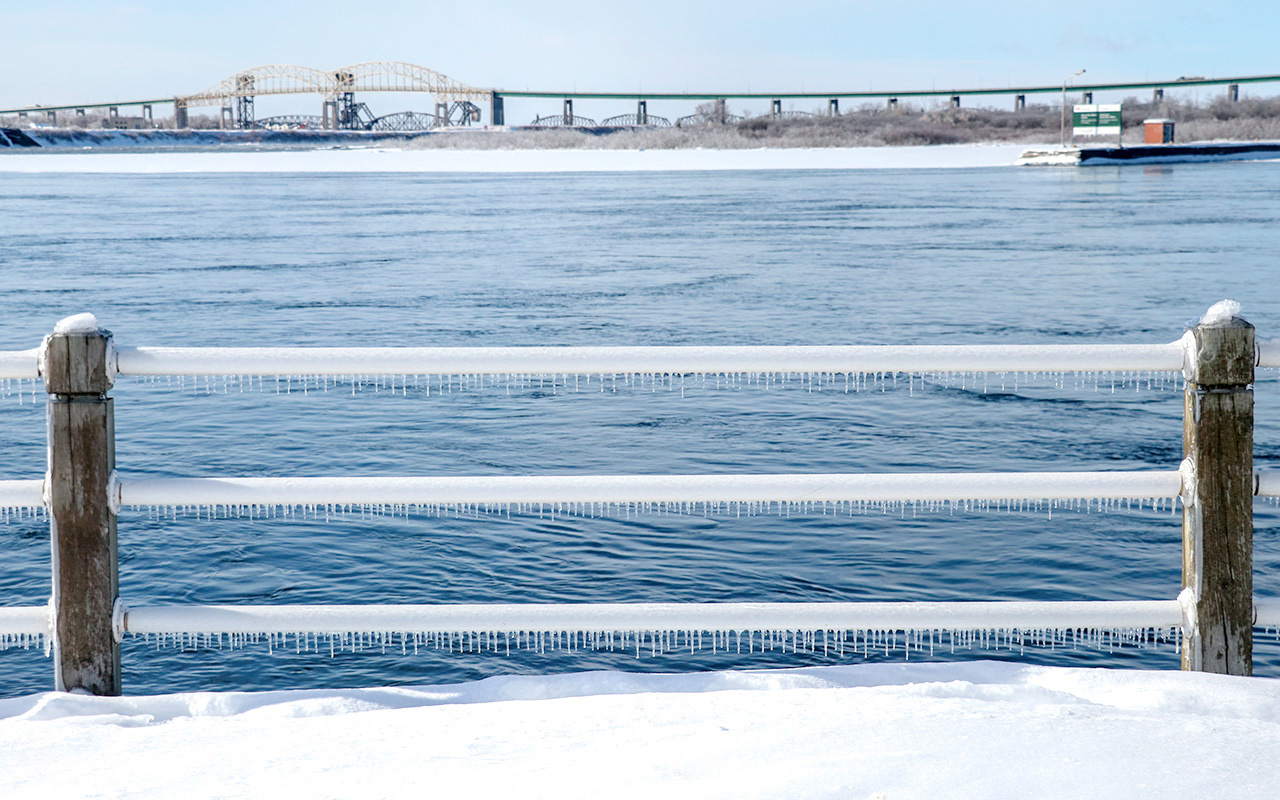 Frozen Railings