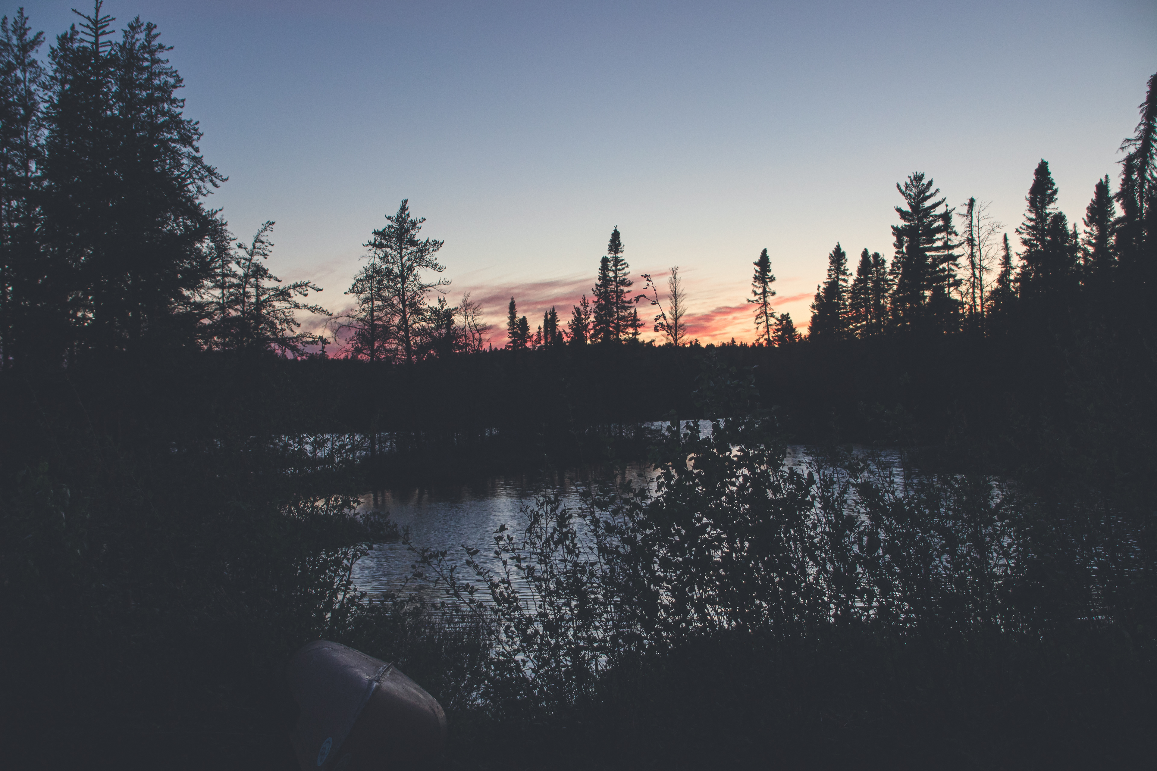 Sunset at Gravel Lake