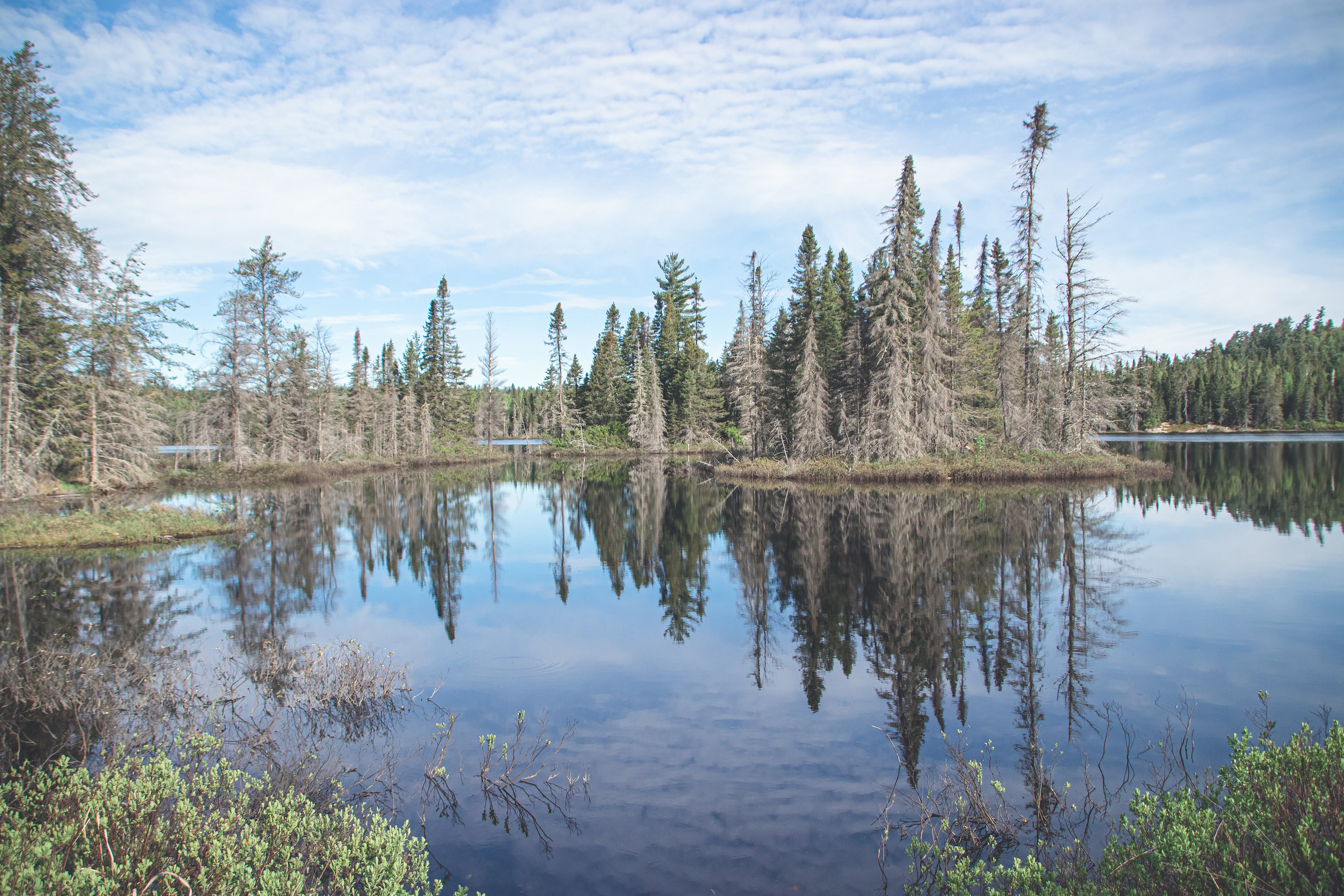 Gravel Lake - Soft Clouds