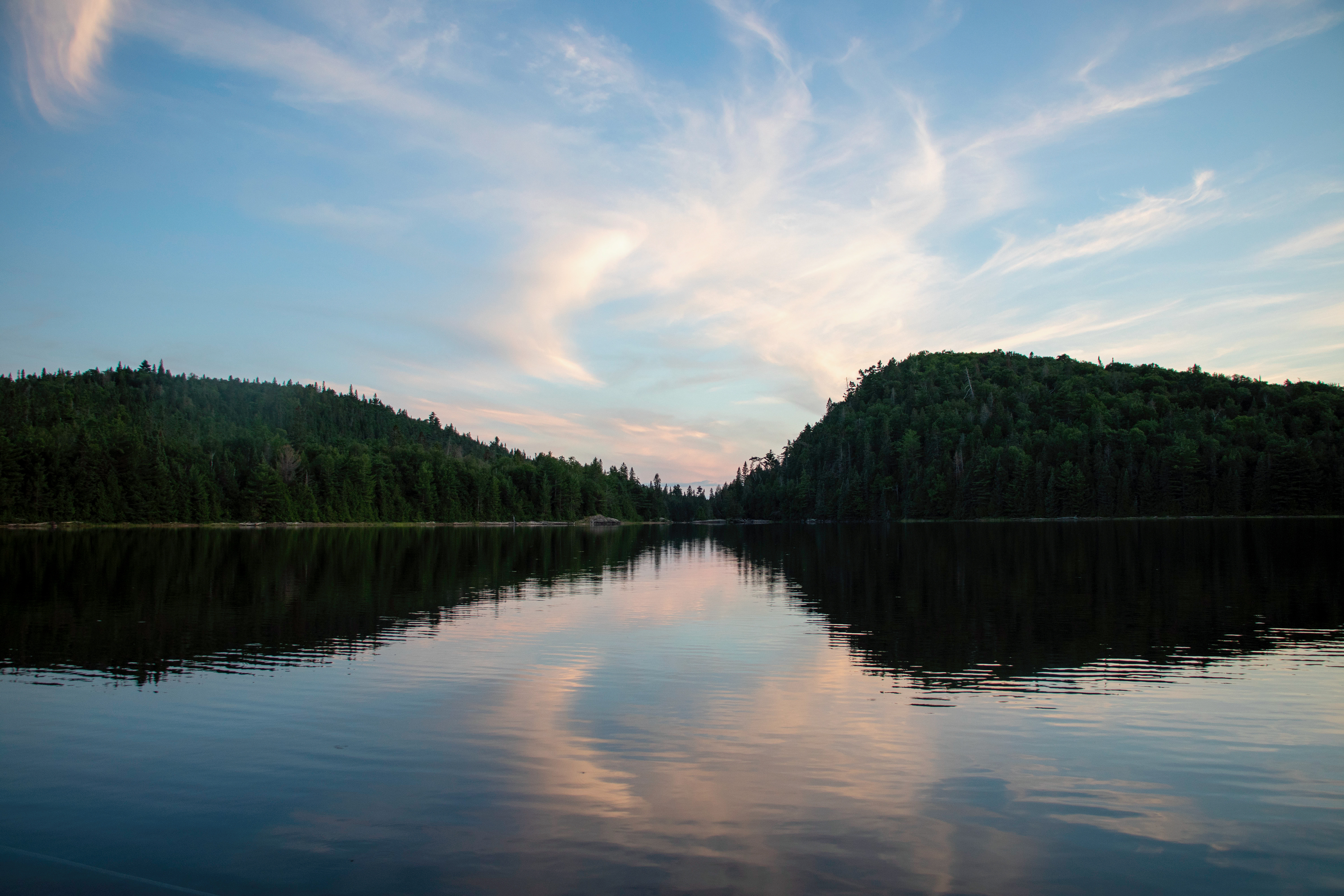 Laughing Lake - Whimsical Clouds