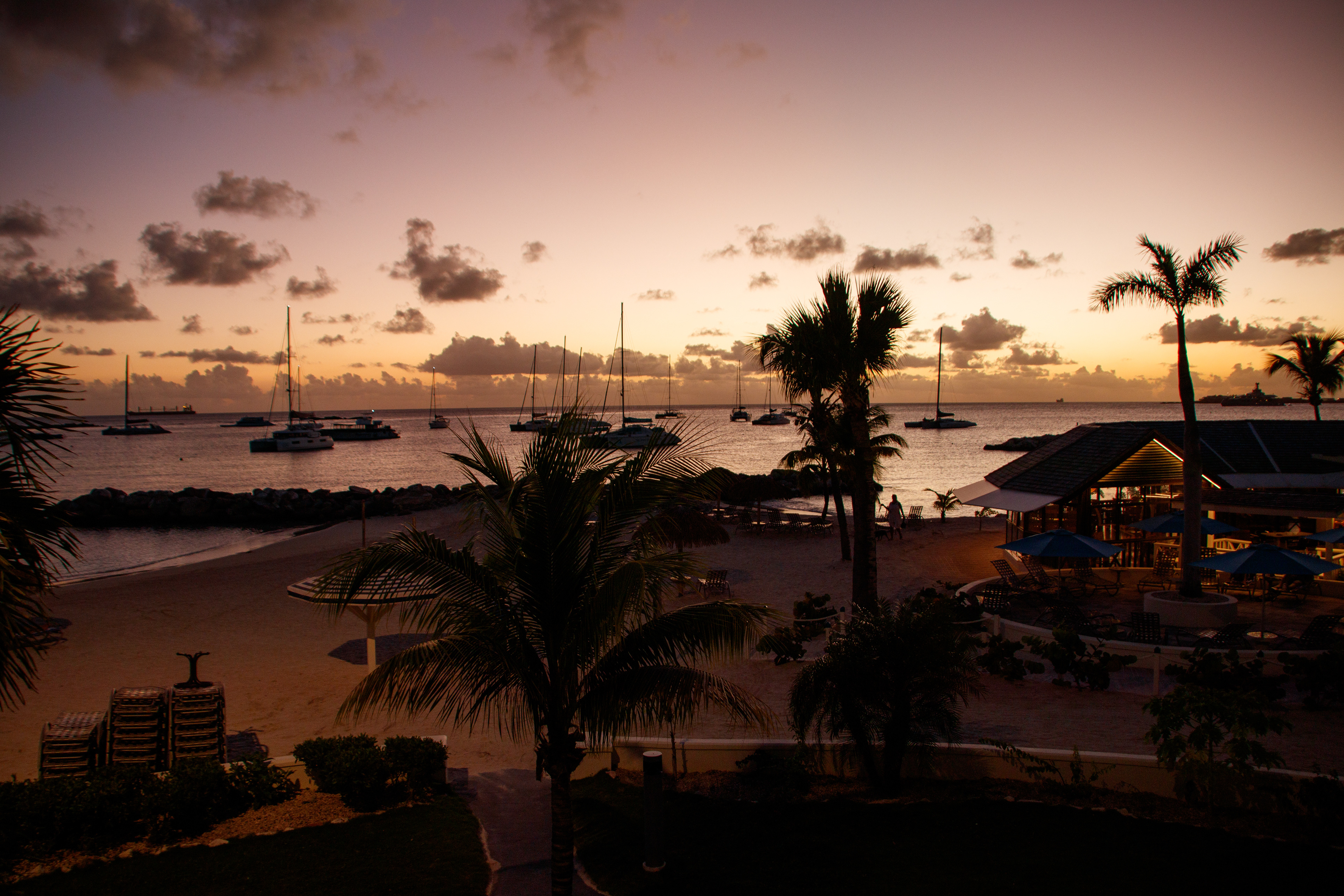 Sunset in St. Maarten